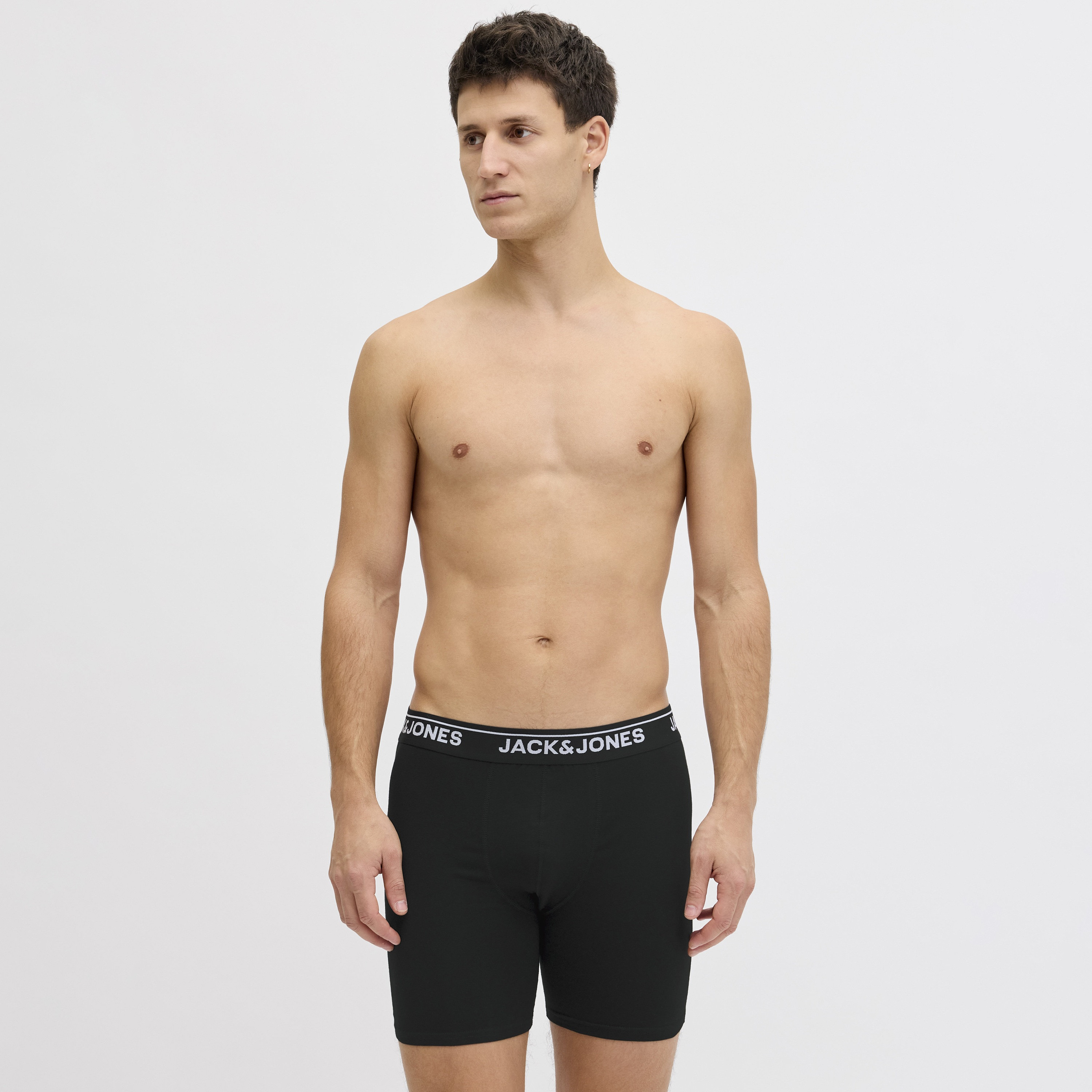 طقم 5 سراويل داخلية (بوكسر بريفز) بخصر مطبوع بشعار الماركة من جاك آند جونز-men-clothing-innerwear-underwear-image-4