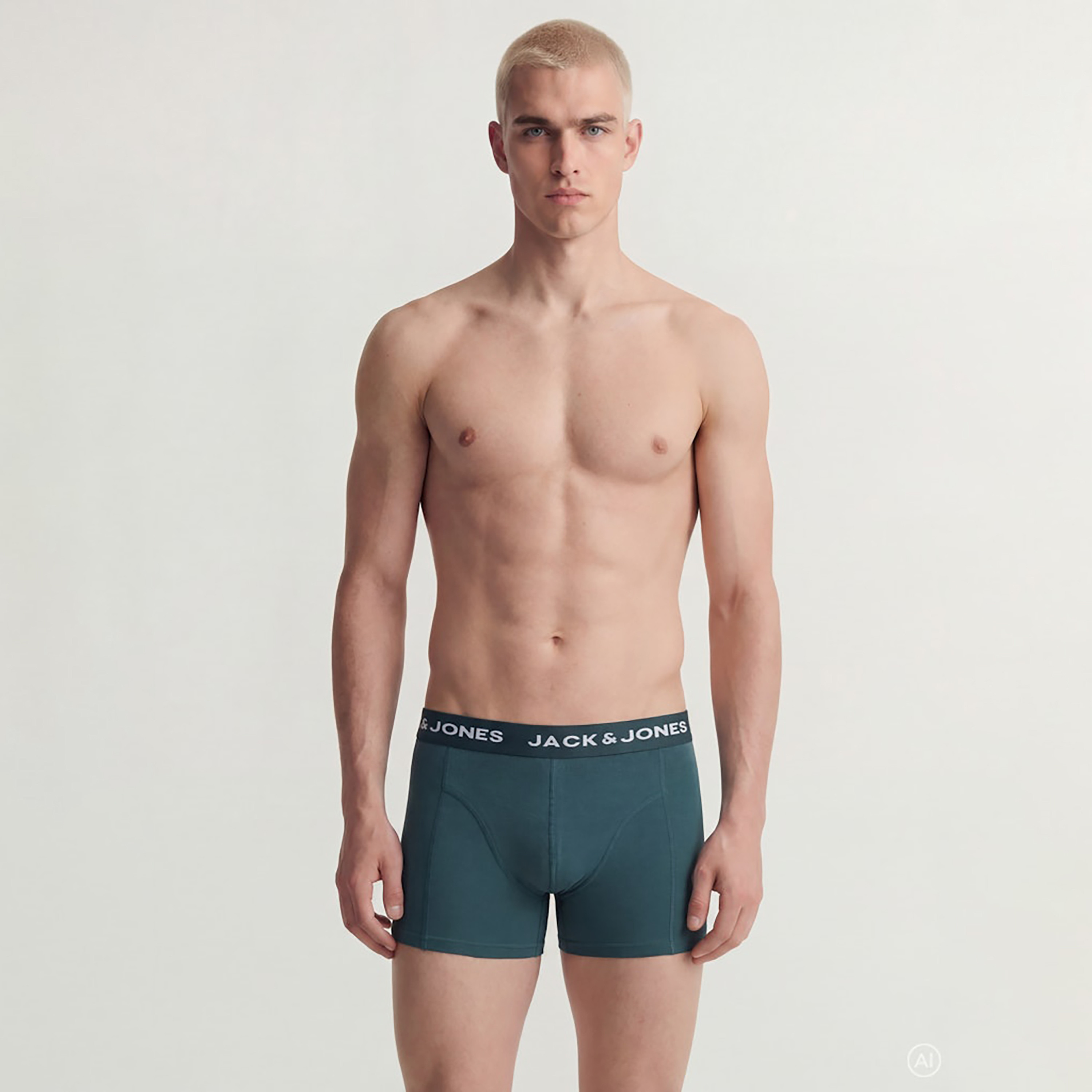 Jack & Jones Pack of 5 Solid & Printed Men's Trunks-men-clothing-innerwear-underwear-image-2
