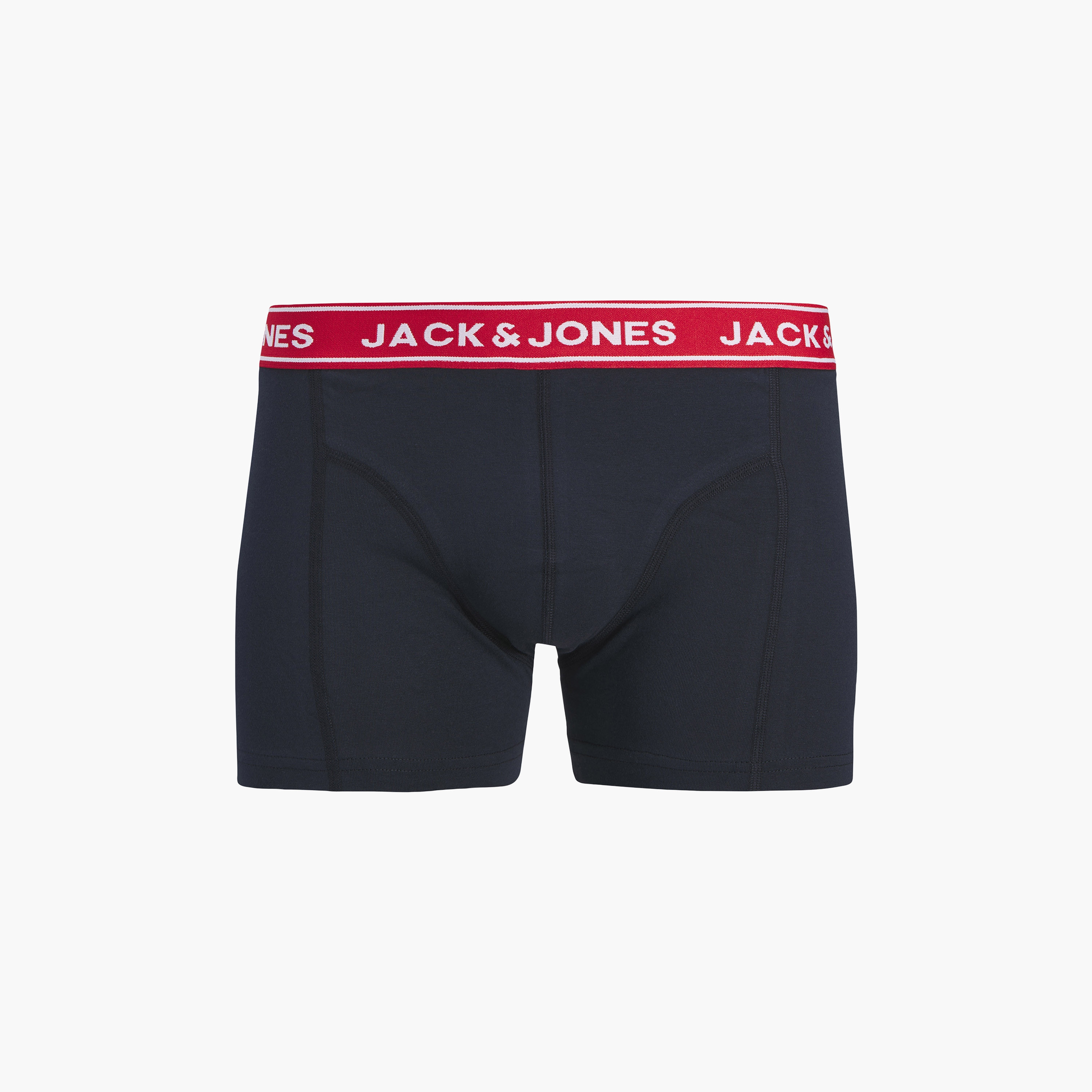 Jack & Jones Pack of 5 Brand Print Waistband Men's Trunks-men-clothing-innerwear-underwear-image-4