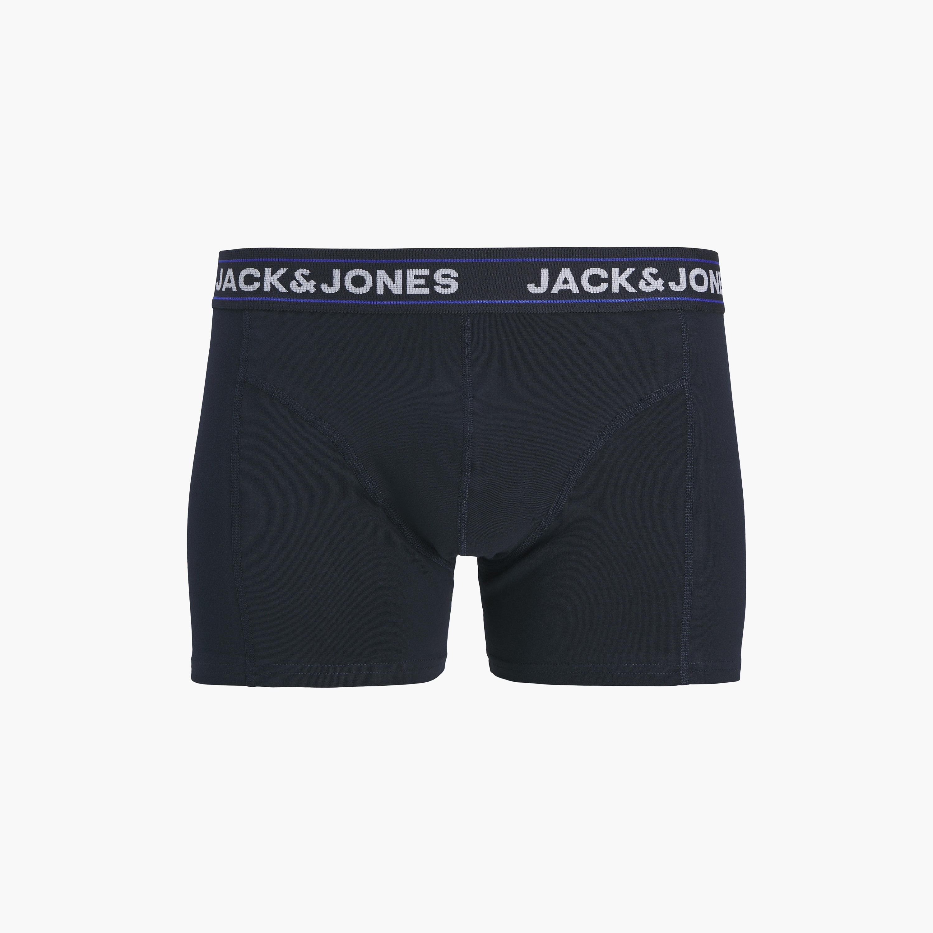 Jack & Jones Pack of 5 Brand Print Waistband Men's Trunks-men-clothing-innerwear-underwear-image-2
