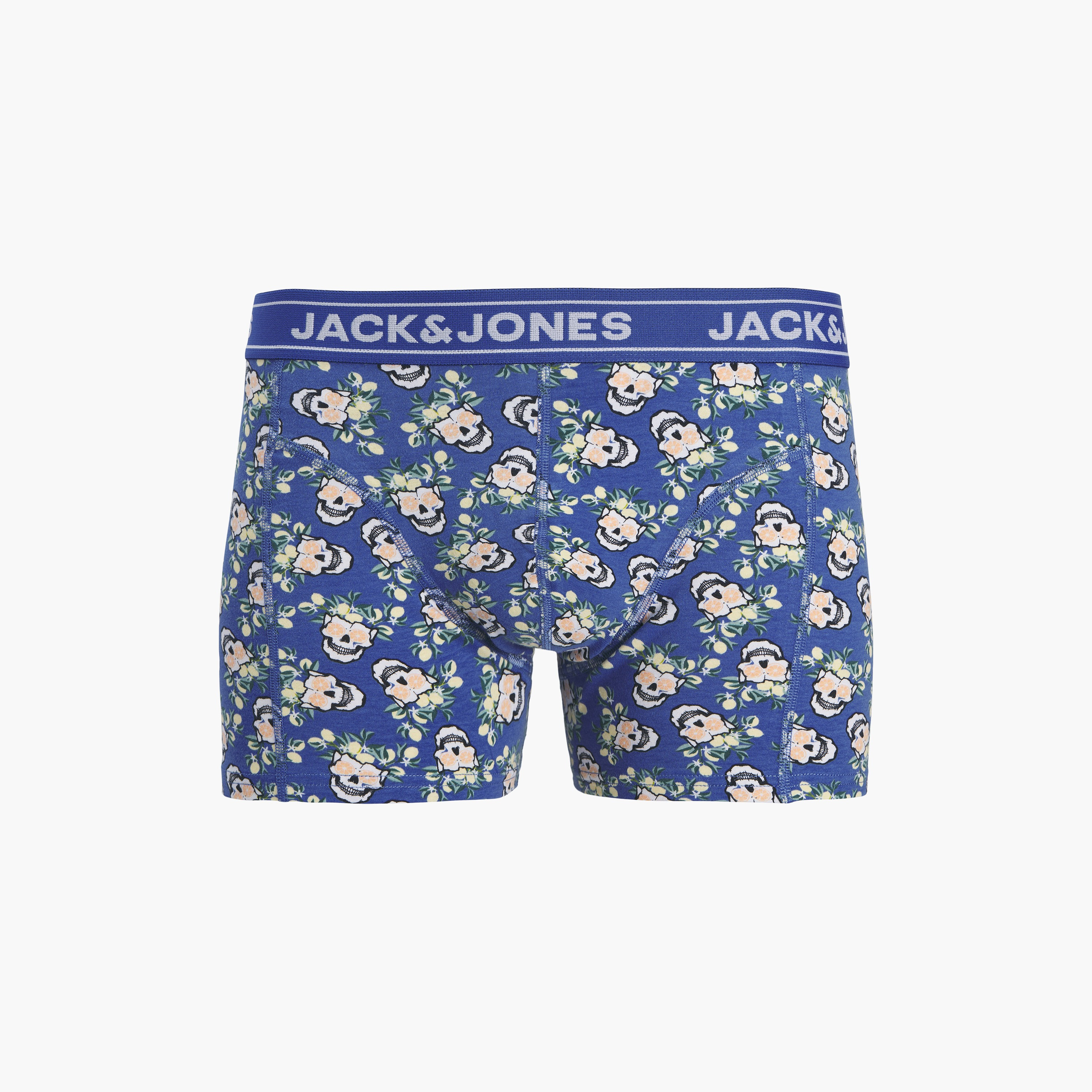 Jack & Jones Pack of 5 Brand Print Waistband Men's Trunks-men-clothing-innerwear-underwear-image-4