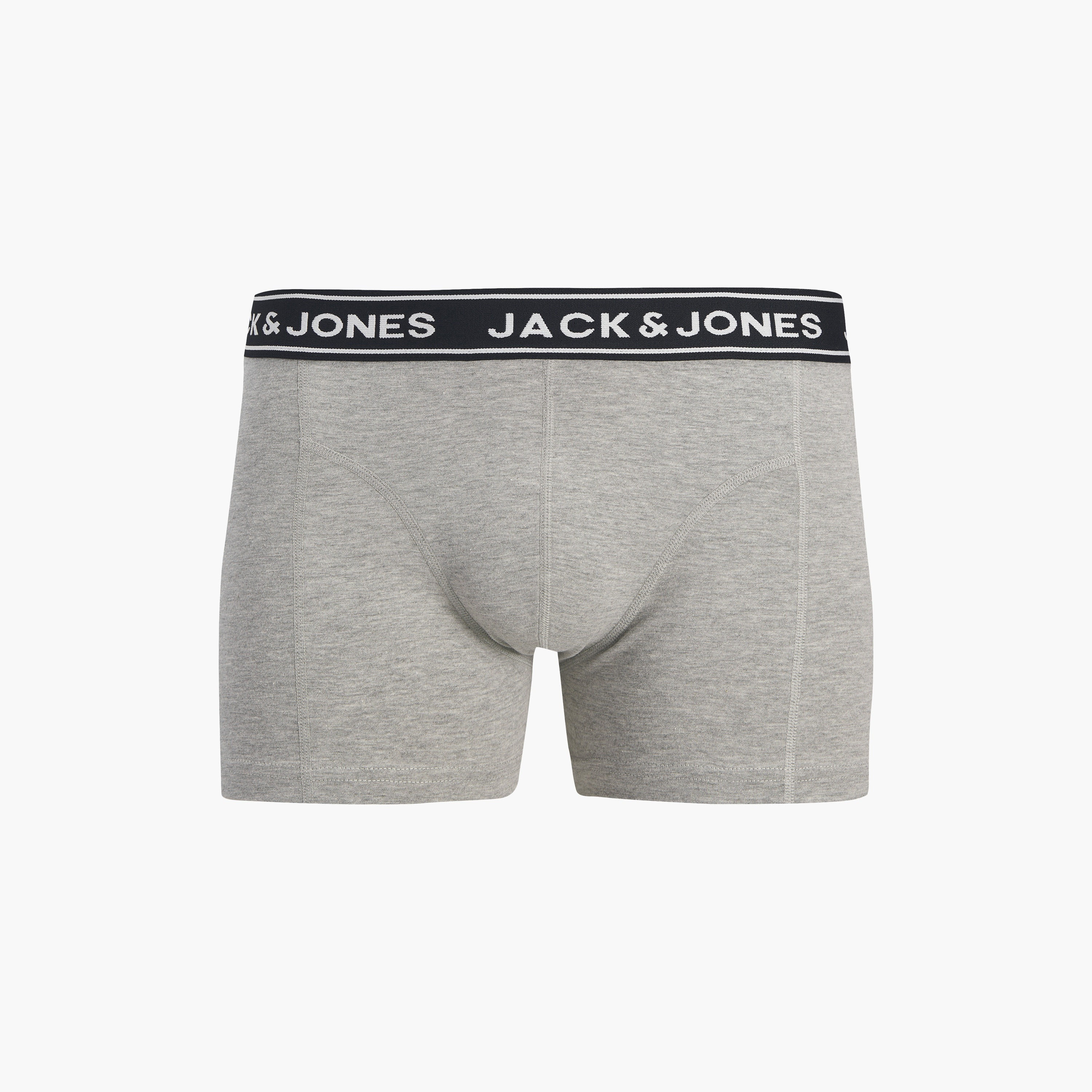 Jack & Jones Pack of 5 Brand Print Waistband Men's Trunks-men-clothing-innerwear-underwear-image-5