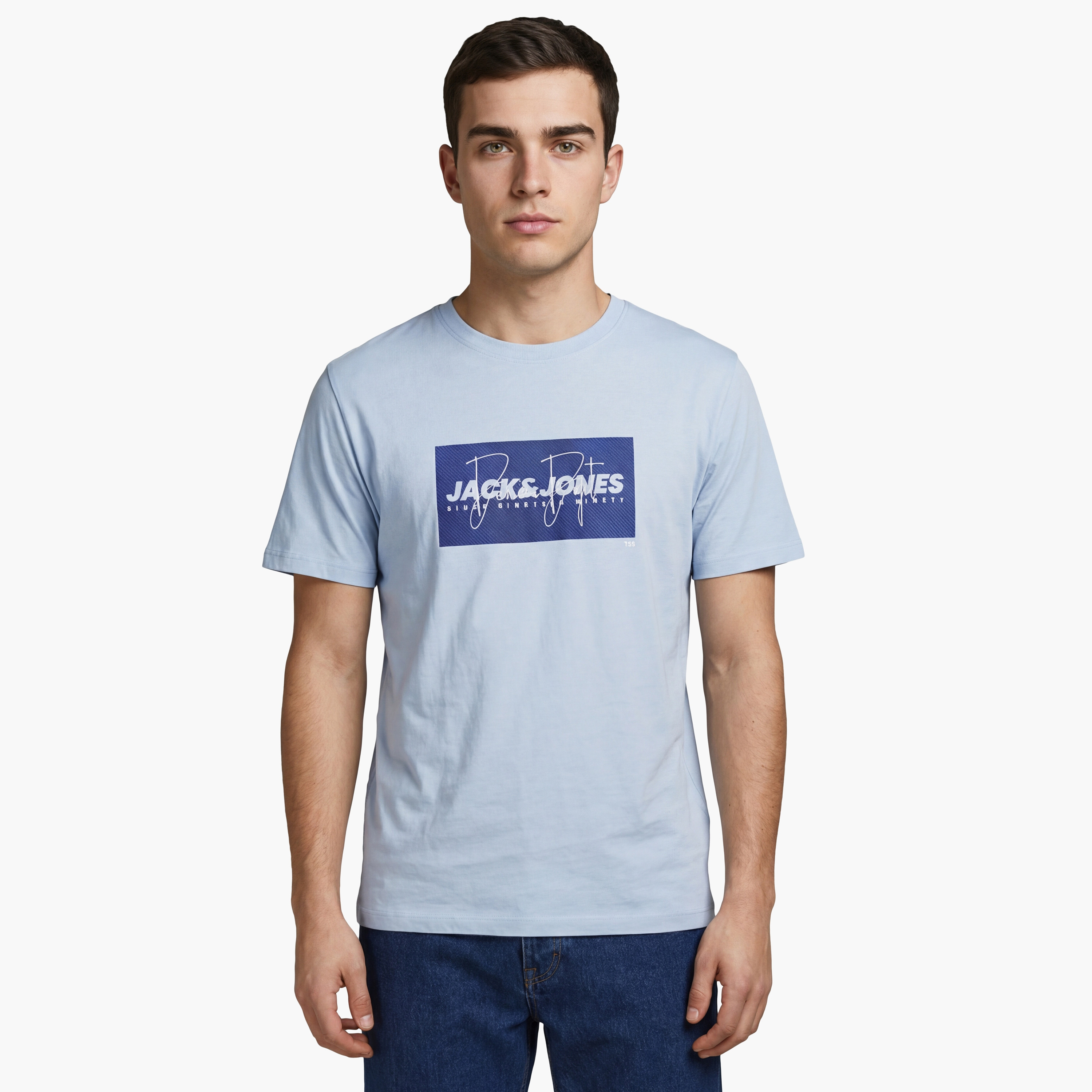 Jack & Jones Plus Size Printed Crew Neck Short Sleeves Men's T-Shirt-men-clothing-tshirtsandpolos-tshirts-image-7