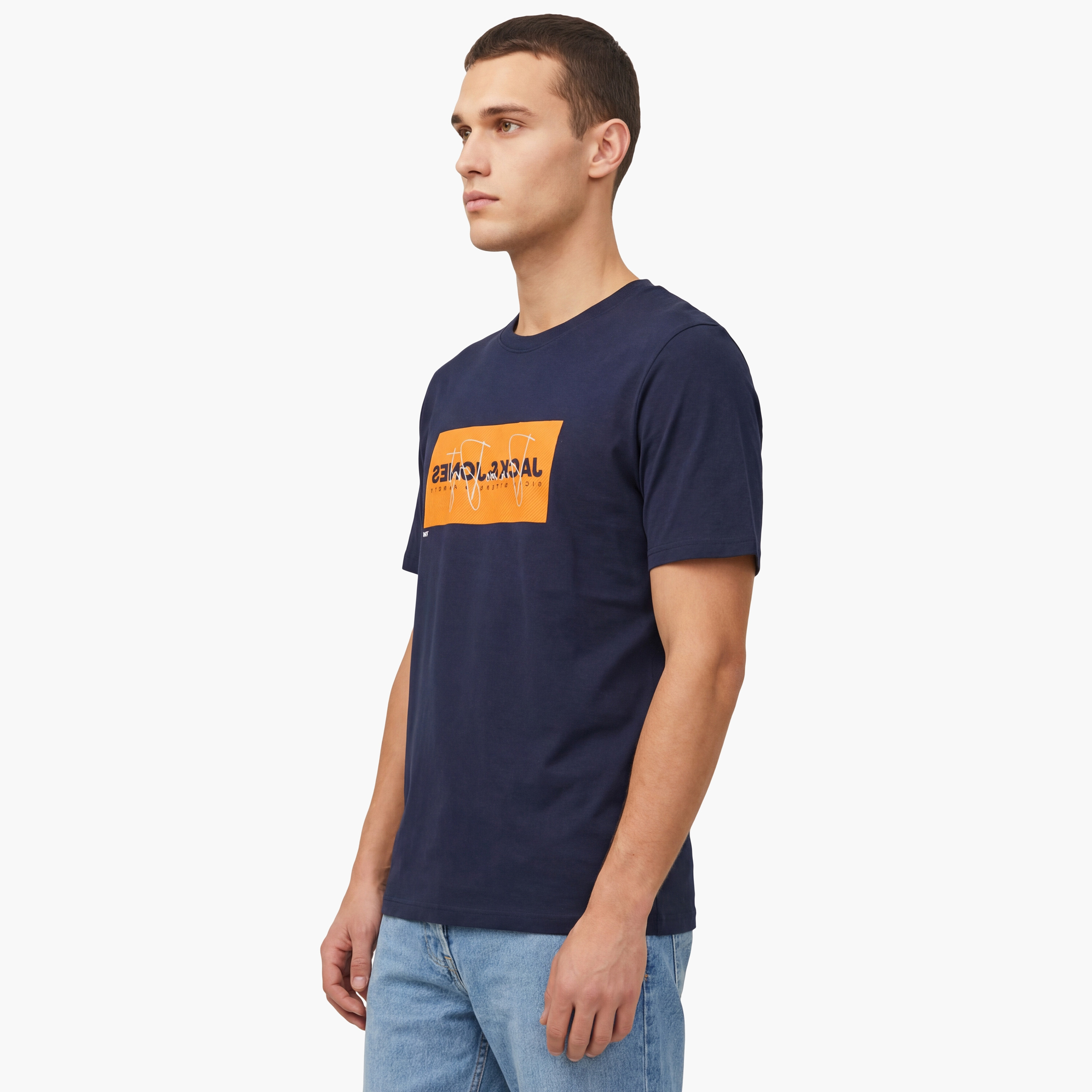 Jack & Jones Plus Size Printed Crew Neck Short Sleeves Men's T-Shirt-men-clothing-tshirtsandpolos-tshirts-image-3