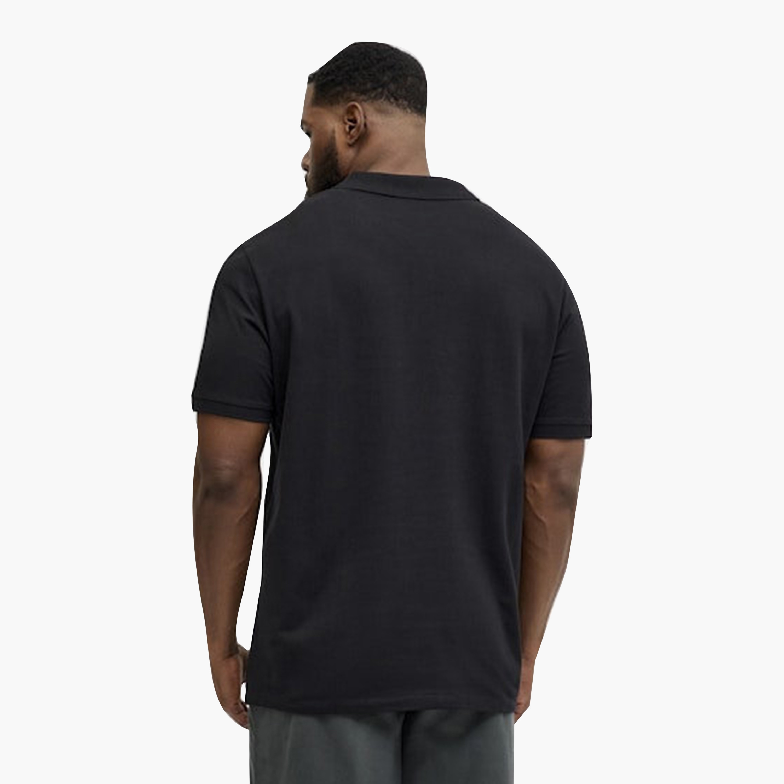 تي شيرت بولو رجالي بلس بأكمام قصيرة وياقة من جاك آند جونز-men-clothing-tshirtsandpolos-polos-image-4