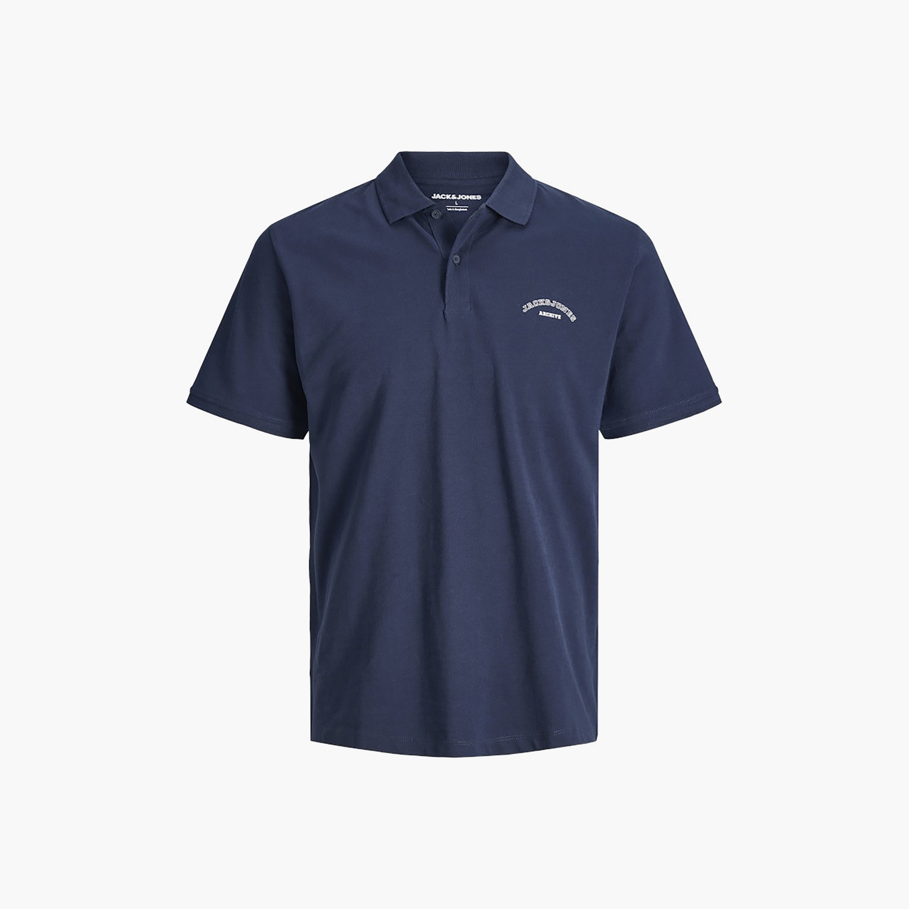 Jack & Jones Plus Size Plain Collared Short Sleeves Men's Polo T-Shirt-men-clothing-tshirtsandpolos-polos-image-7