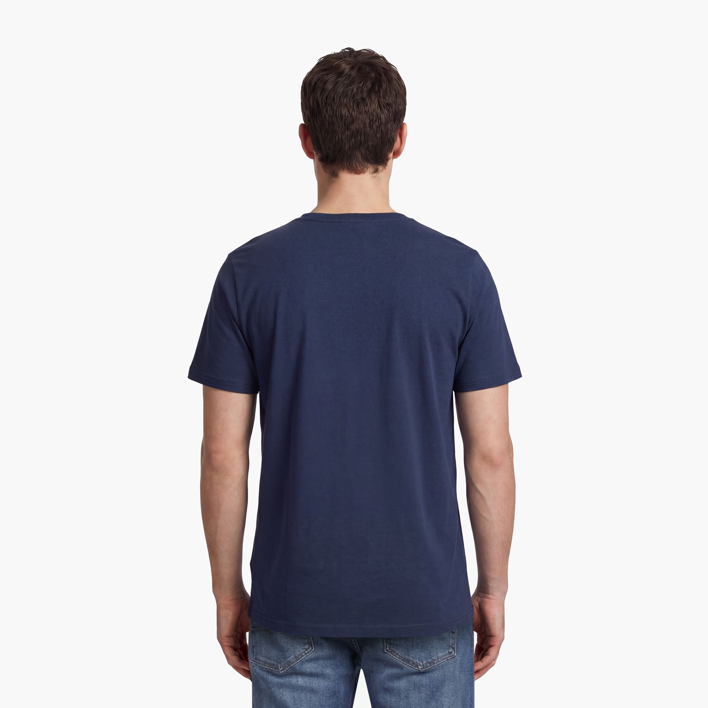 تي شيرت رجالي بلس سادة برقبة دائرية وأكمام قصيرة من جاك آند جونز-men-clothing-tshirtsandpolos-tshirts-image-12