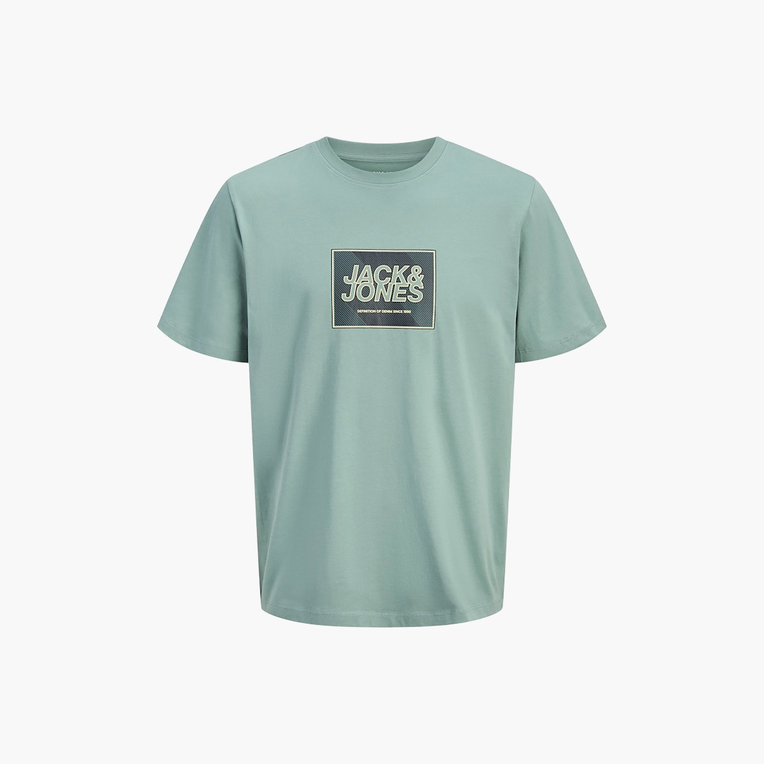 تي شيرت رجالي بلس بطبعة جرافيكية ورقبة دائرية وأكمام قصيرة من جاك آند جونز-men-clothing-tshirtsandpolos-tshirts-image-23