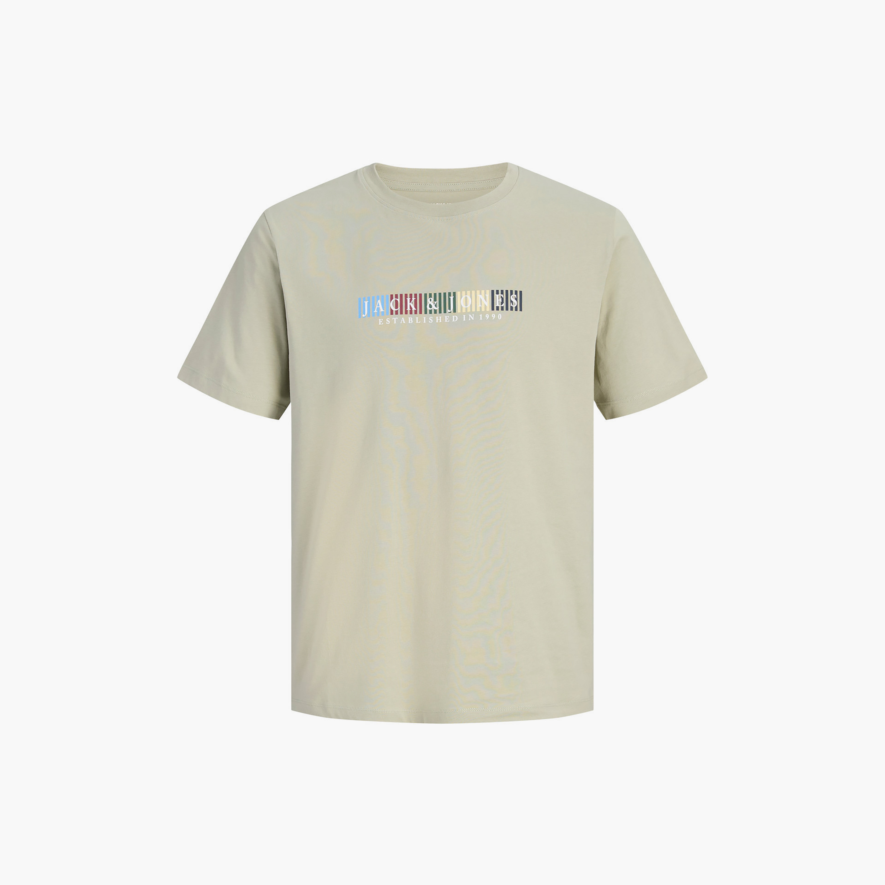 تيشيرت رجالي مطبوع بشعار الماركة بفتحة رقبة مستديرة وأكمام قصيرة من جاك آند جونز-men-clothing-tshirtsandpolos-tshirts-image-11