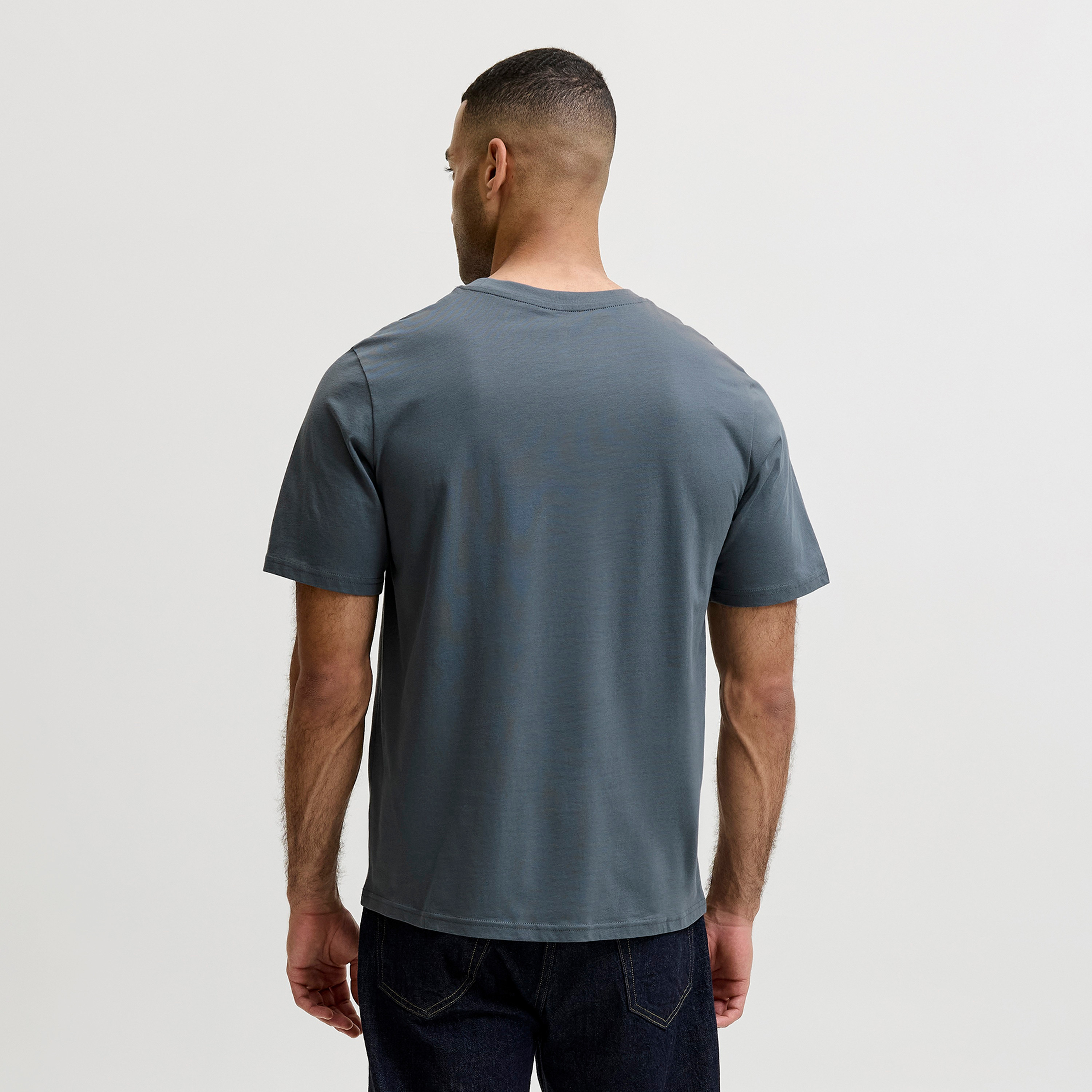 Jack & Jones Logo Printed Crew Neck Short Sleeves Men's T-Shirt-men-clothing-tshirtsandpolos-tshirts-image-4