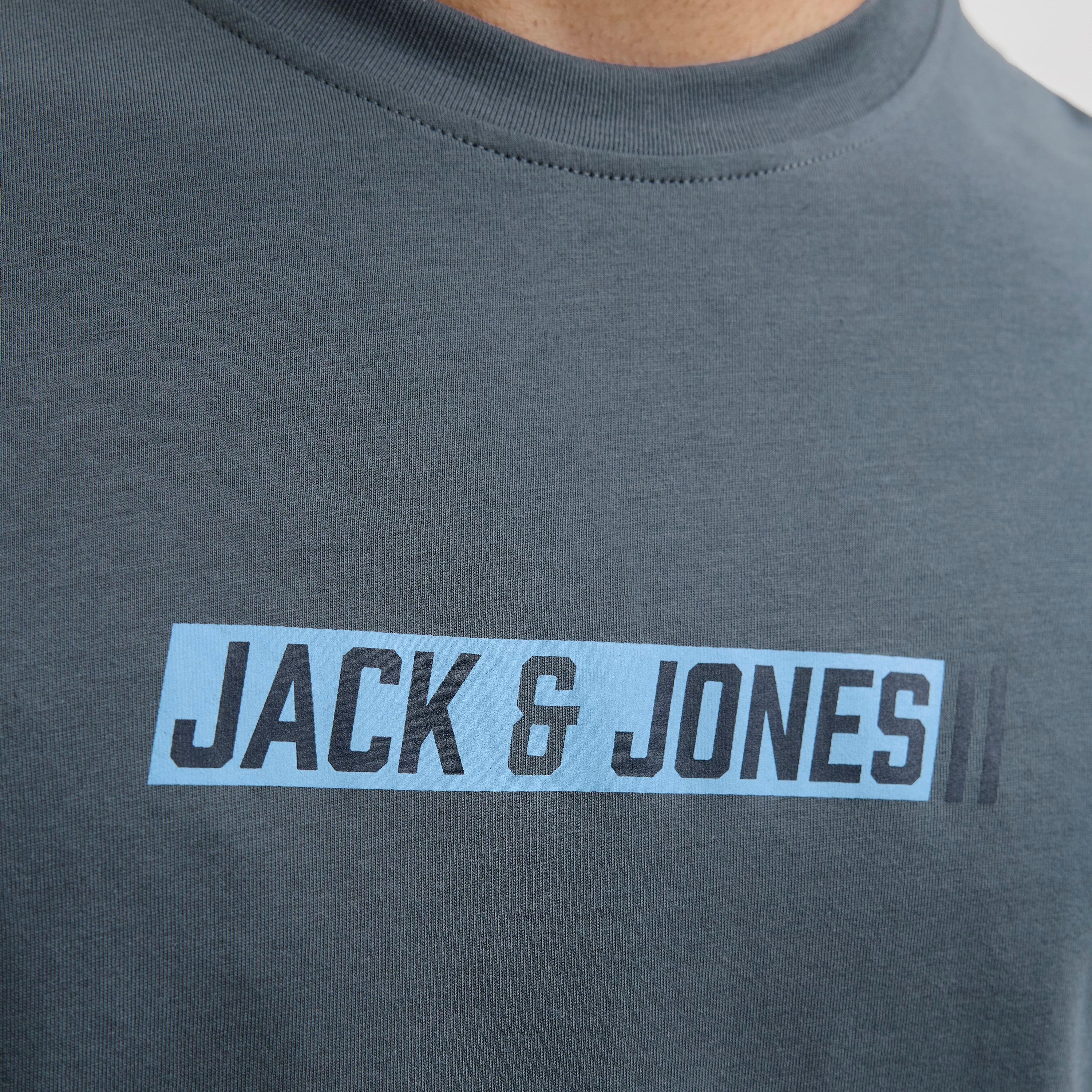 Jack & Jones Logo Printed Crew Neck Short Sleeves Men's T-Shirt-men-clothing-tshirtsandpolos-tshirts-image-6