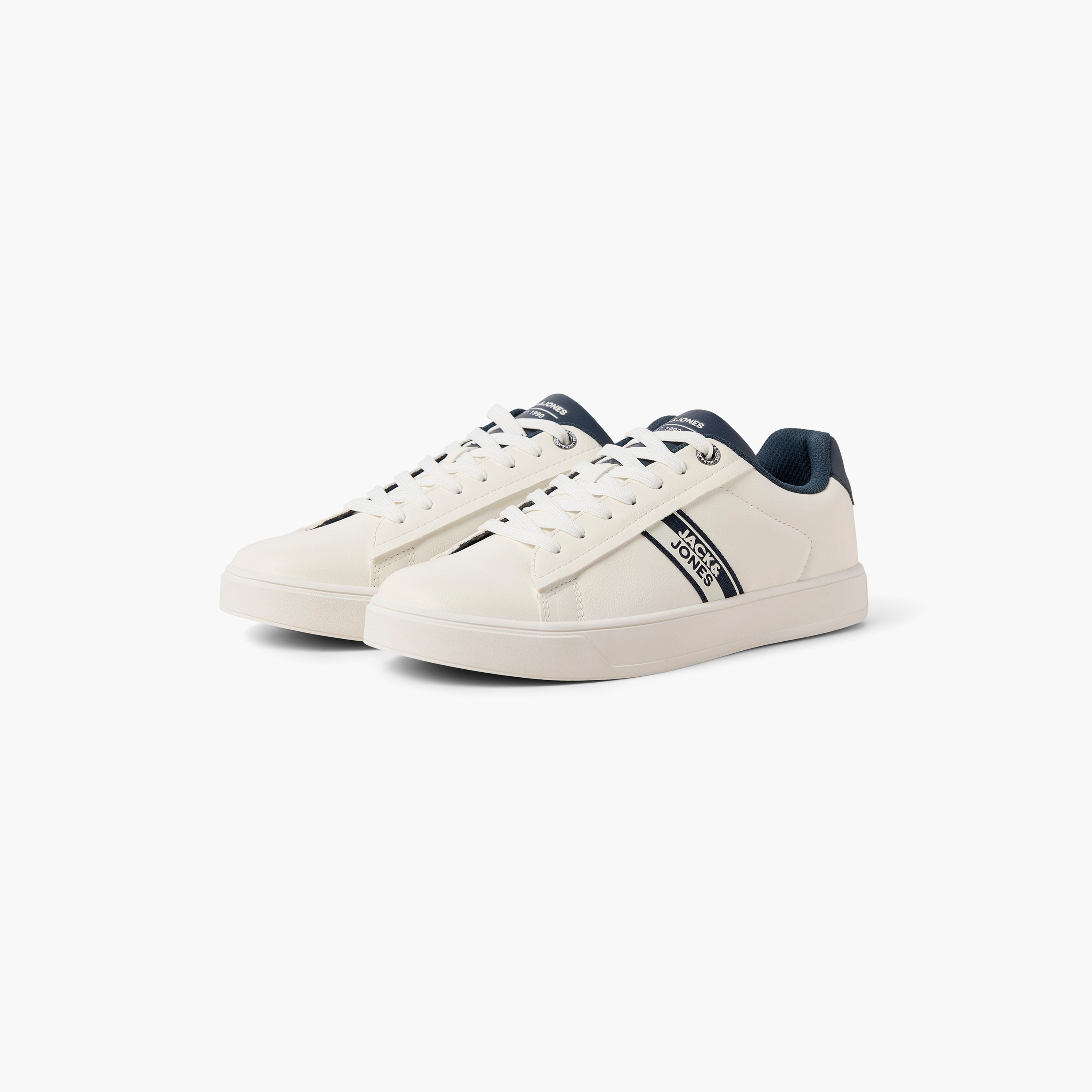 Jack & Jones Men's Lace-Up JFWREX Low Ankle Sneakers | 12298614-men-shoes-sneakers-image-1
