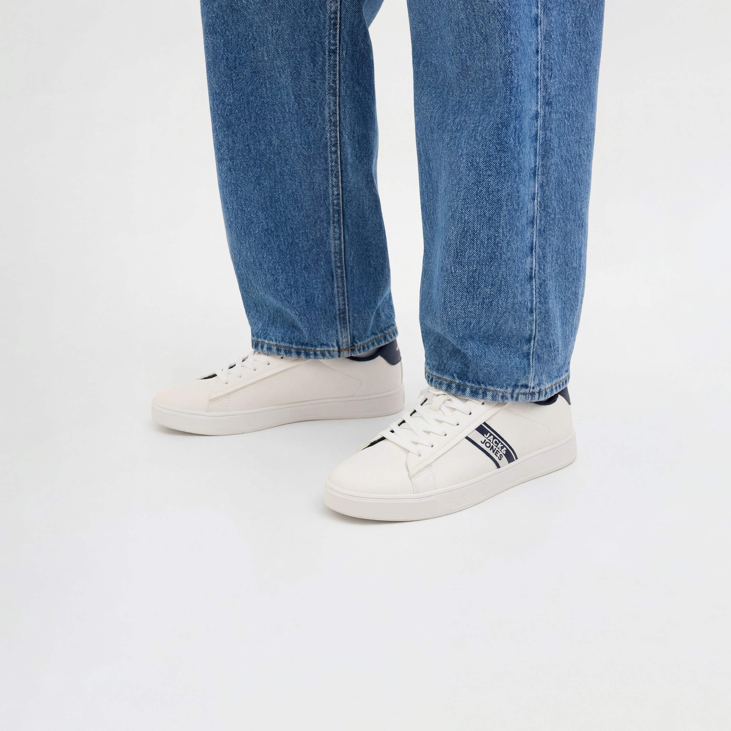 Jack & Jones Men's Lace-Up JFWREX Low Ankle Sneakers | 12298614-men-shoes-sneakers-image-7