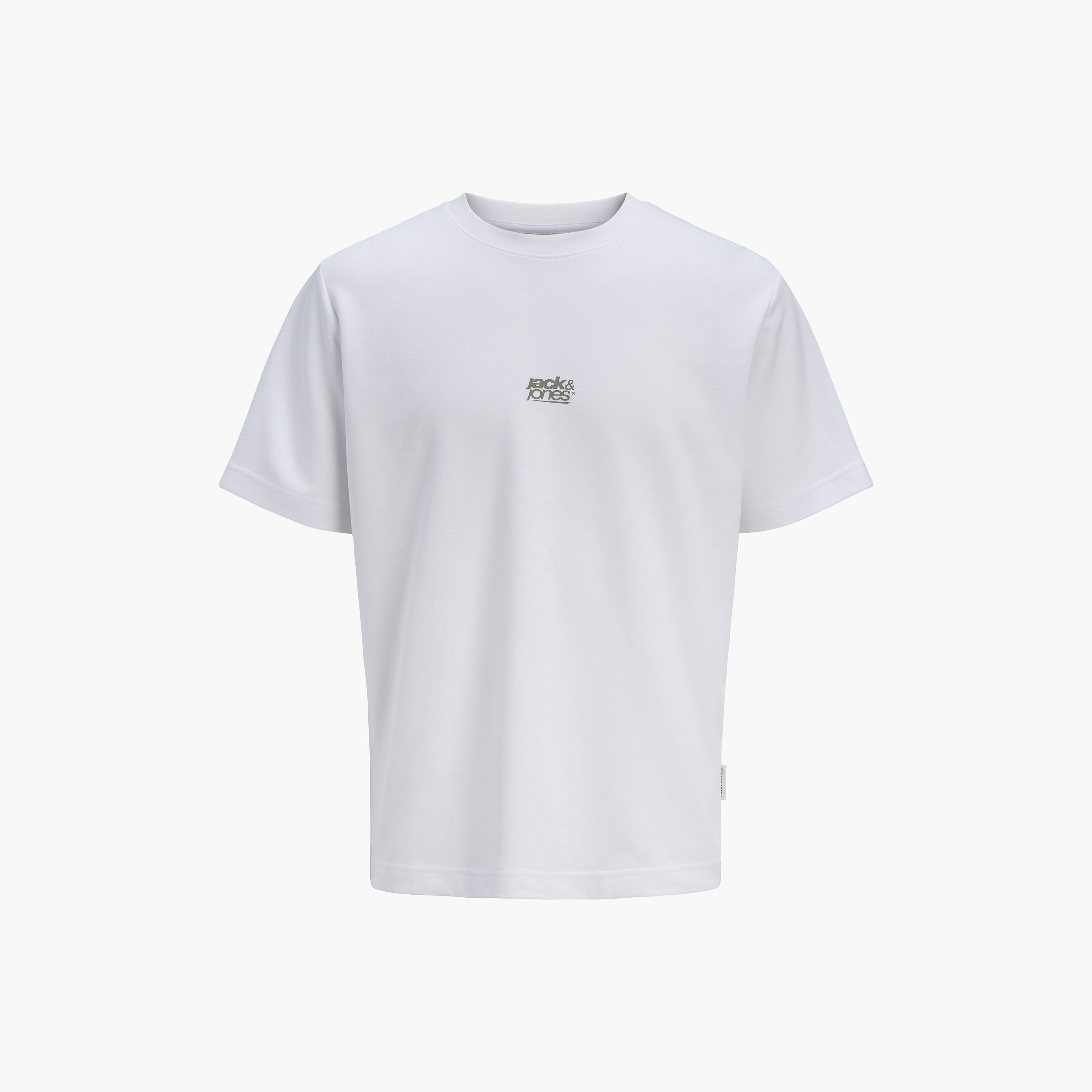Jack & Jones Plain Crew Neck Short Sleeves Men's T-Shirt-men-clothing-tshirtsandpolos-tshirts-image-5