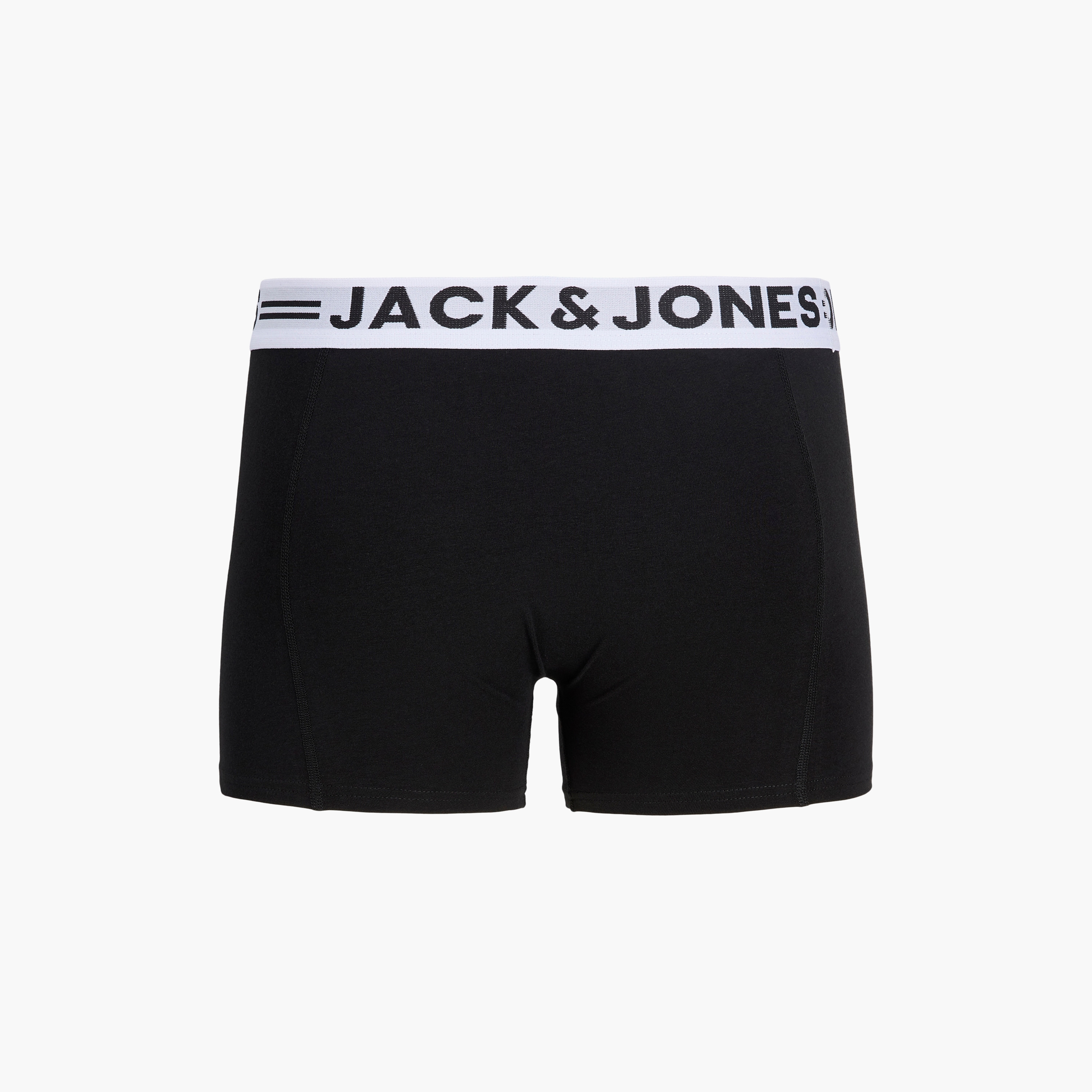 Jack & Jones Pack of 7 Brand Print Waistband Men's Trunks-men-clothing-innerwear-underwear-image-3