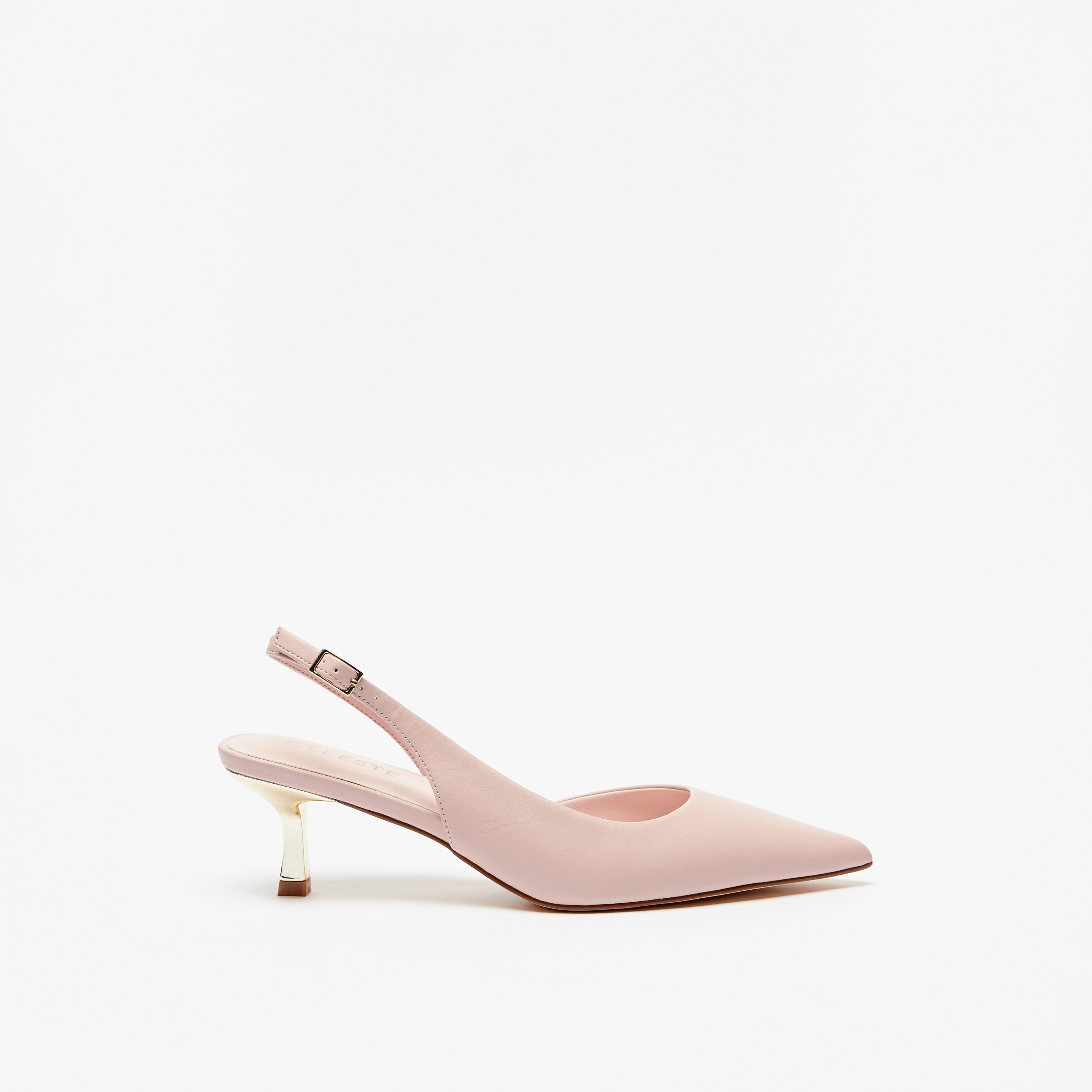 Pale pink outlet low heel shoes