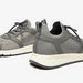 Lee Cooper Men's Textured Sneakers with Lace-Up Closure-Men%27s Sneakers-thumbnailMobile-3