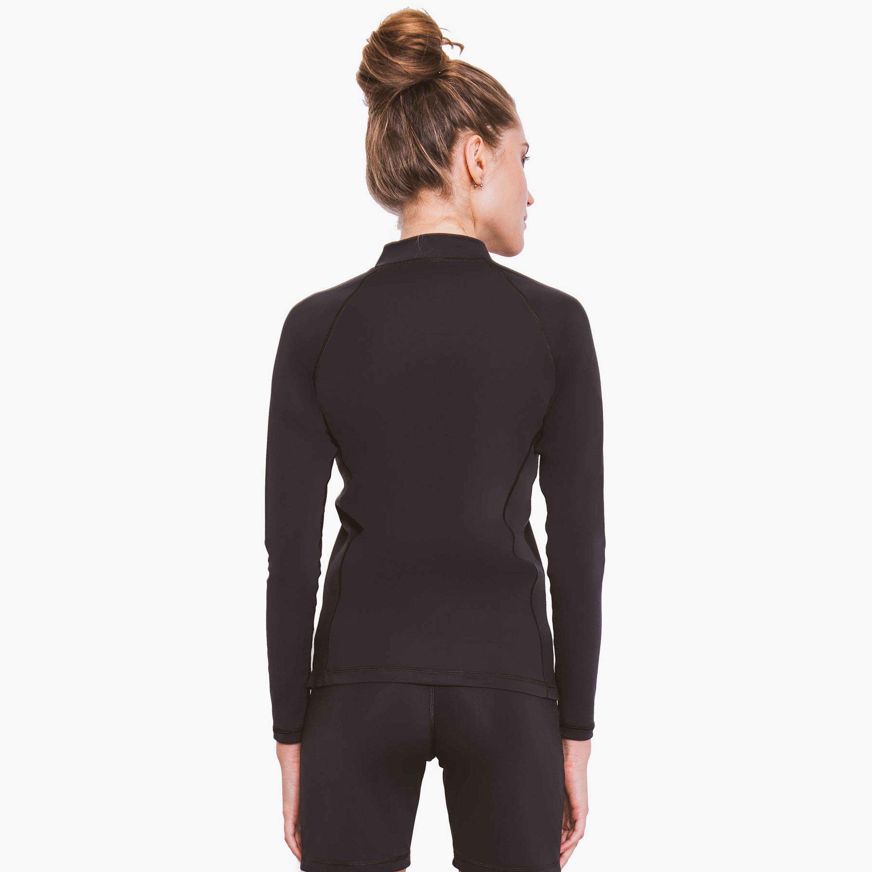 Coega Women Rash Guard Long Sleeve, Black-women-clothing-swimandbeach-swimsuits-image-2