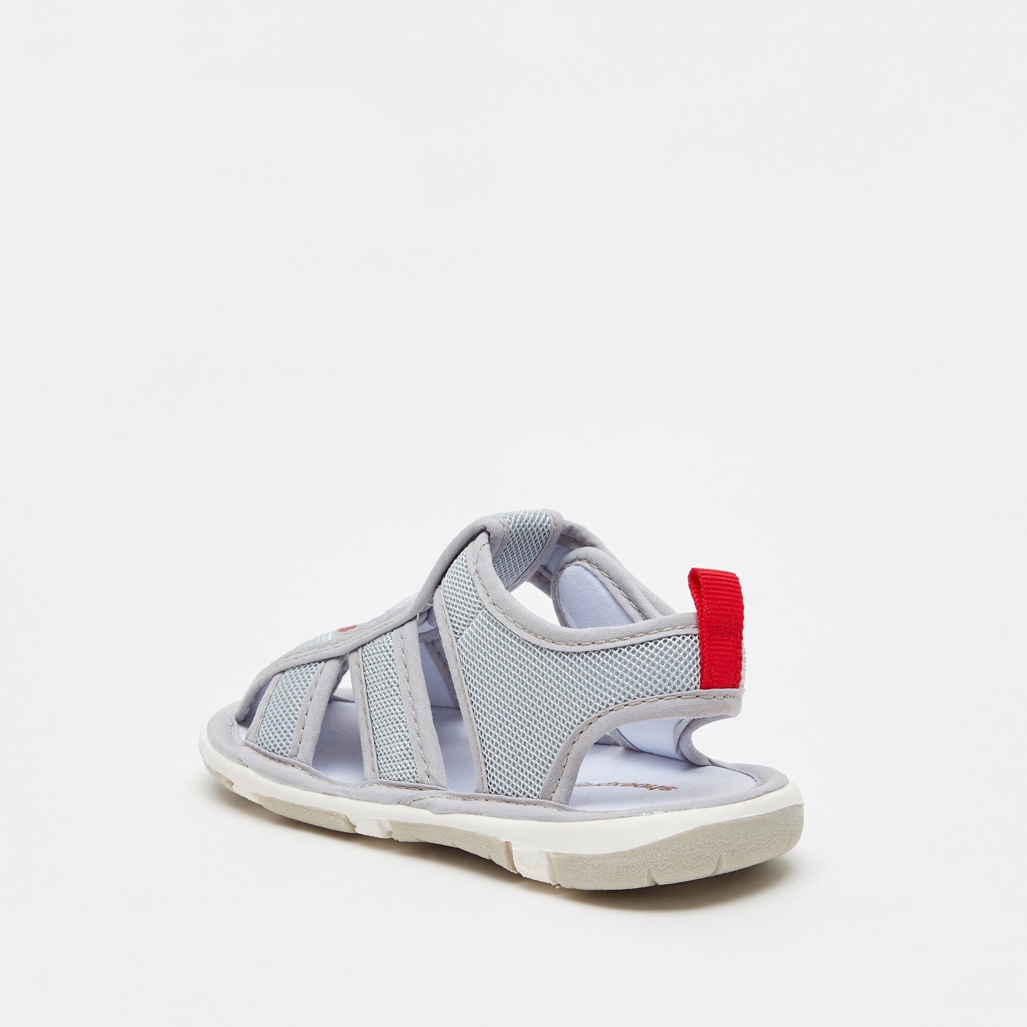صندل بأشرطة بارز الملمس بشريط وحلقة إغلاق-boys-shoes-sandals-image-3