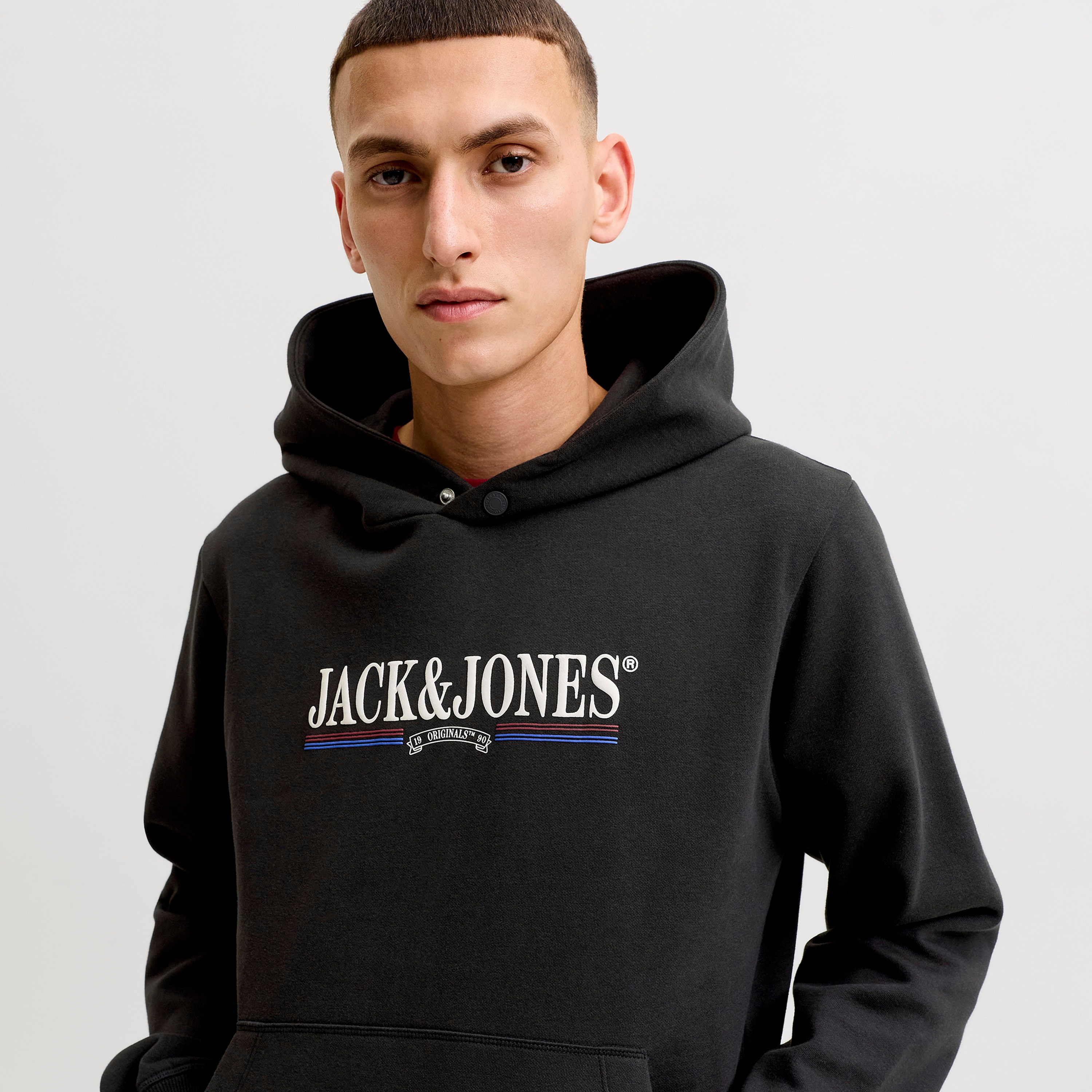 Jack & Jones Logo Printed Long Sleeves Men's Hoodie-men-winterwear-hoodiesandsweatshirts-image-3
