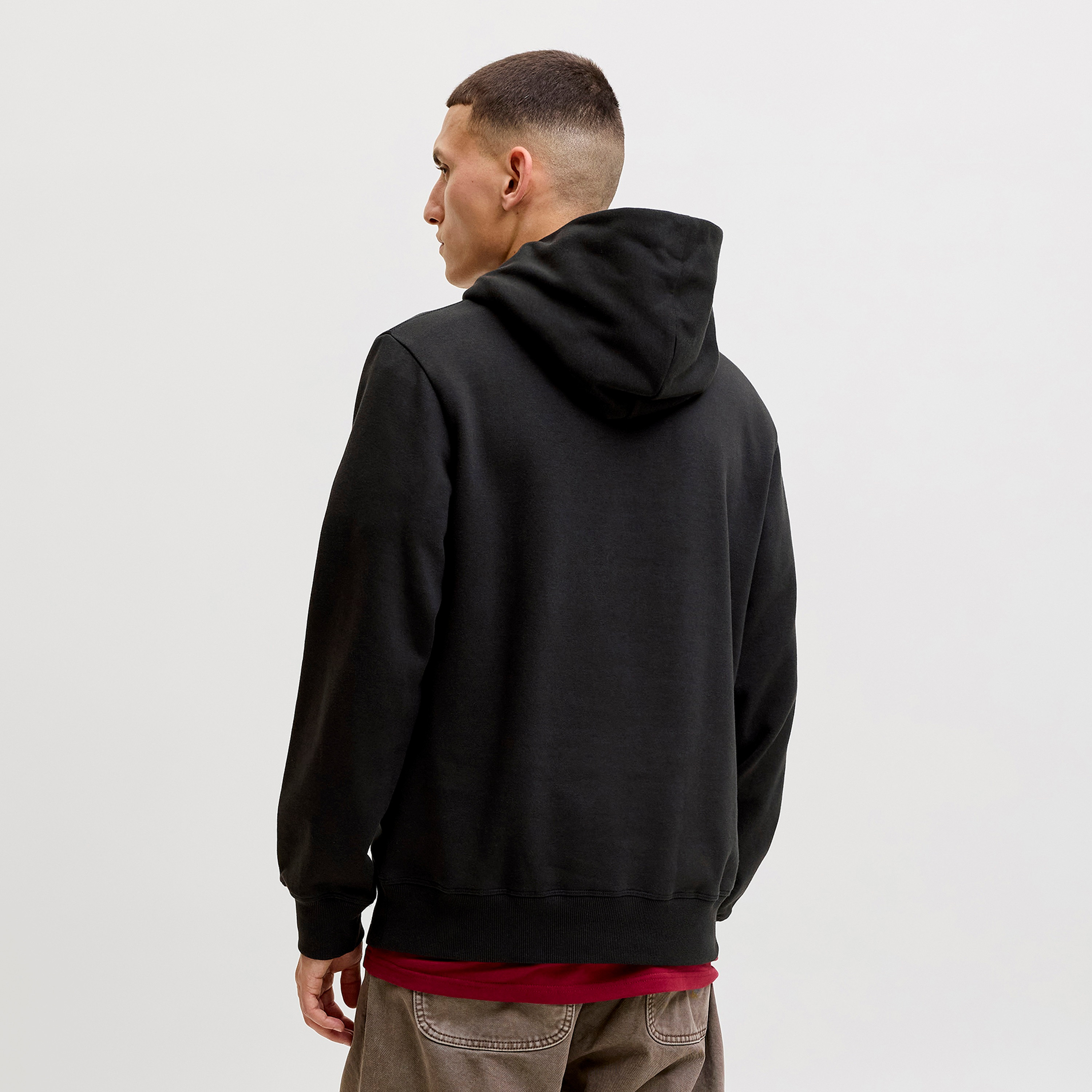 Jack & Jones Logo Printed Long Sleeves Men's Hoodie-men-winterwear-hoodiesandsweatshirts-image-4