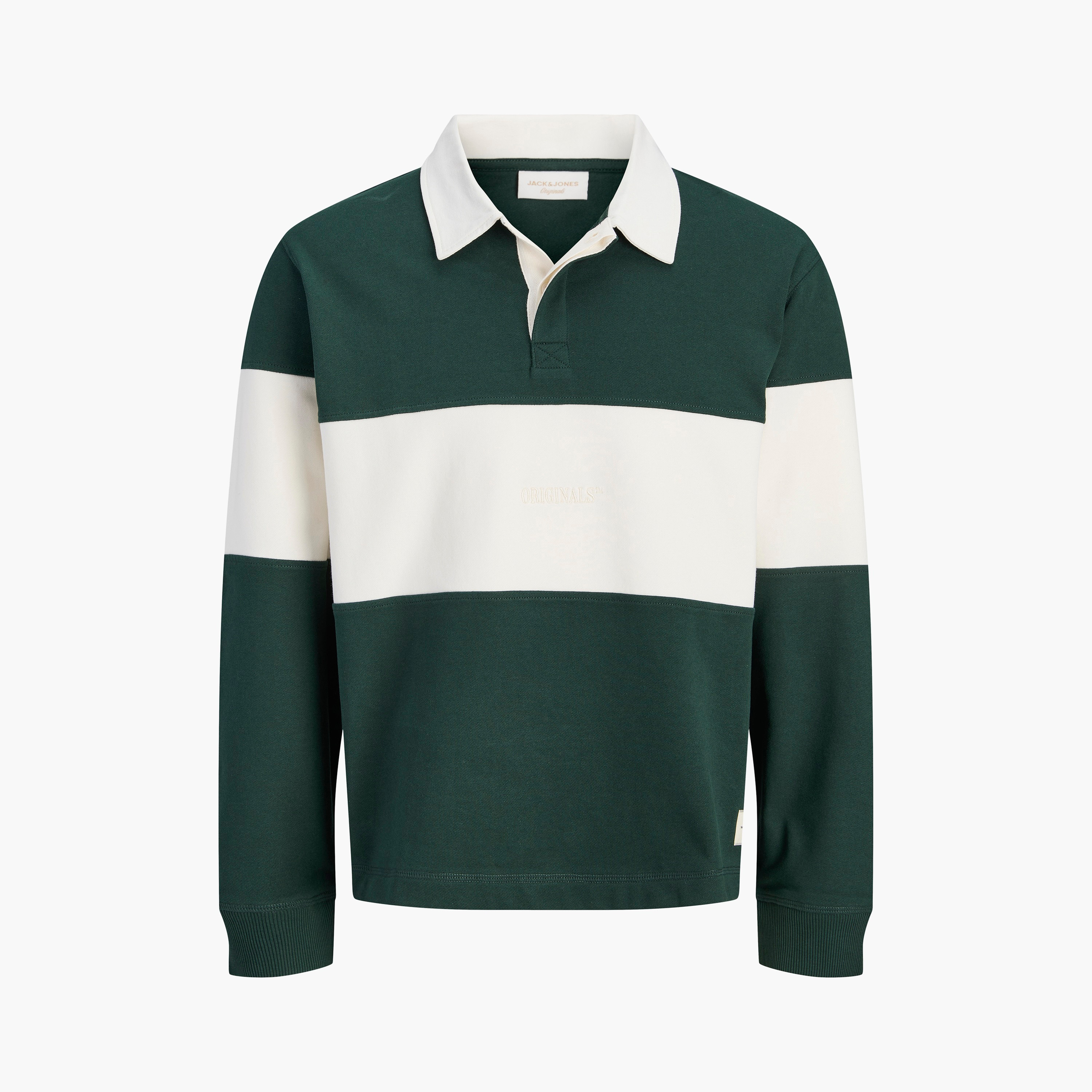 Jack & Jones Striped Collared Long Sleeves Men's Pullover-men-clothing-sweatersandpullovers-image-15