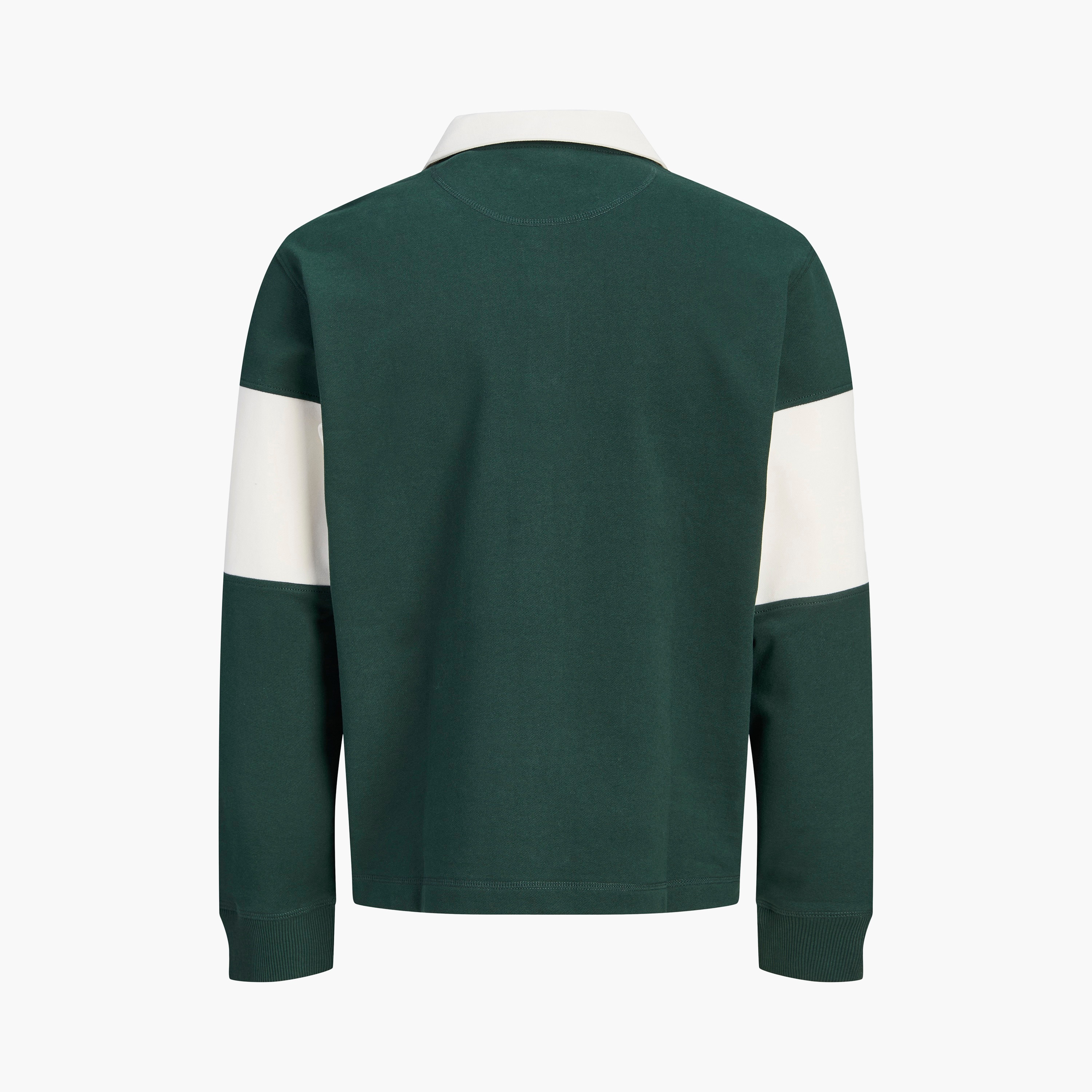 Jack & Jones Striped Collared Long Sleeves Men's Pullover-men-clothing-sweatersandpullovers-image-16