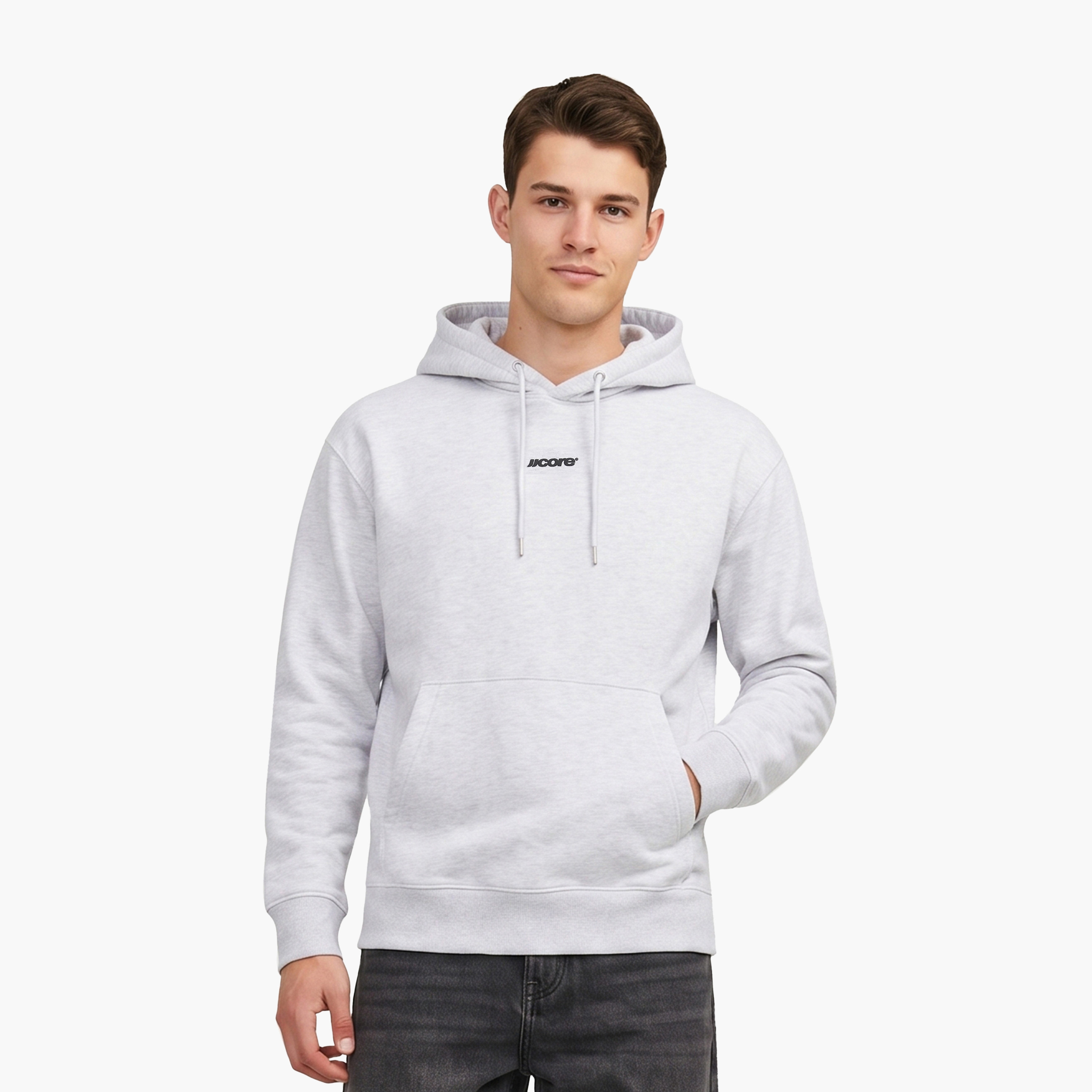 هودي بأكمام طويلة بطبعة على الظهر للرجال من جاك آند جونز-men-winterwear-hoodiesandsweatshirts-image-1