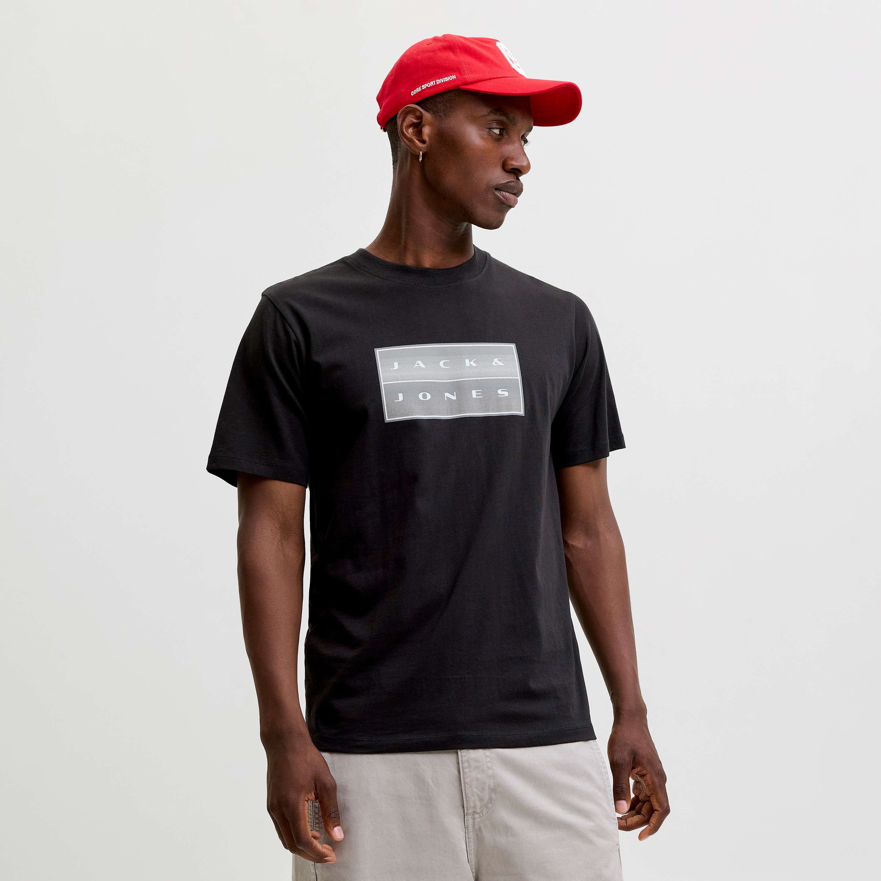Jack & Jones Printed Crew Neck Short Sleeves Men's T-Shirt-men-clothing-tshirtsandpolos-tshirts-image-1