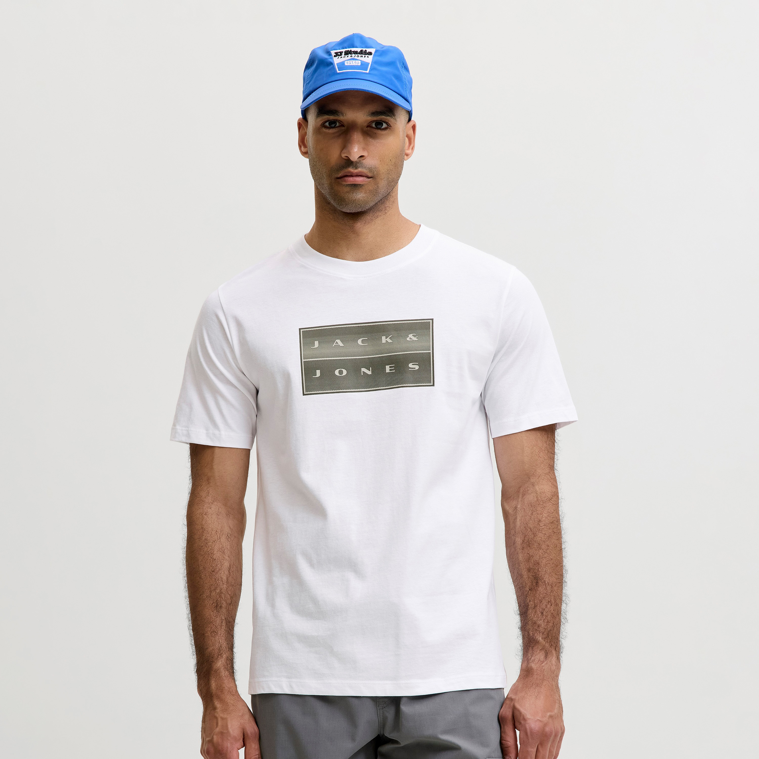 Jack & Jones Printed Crew Neck Short Sleeves Men's T-Shirt-men-clothing-tshirtsandpolos-tshirts-image-1