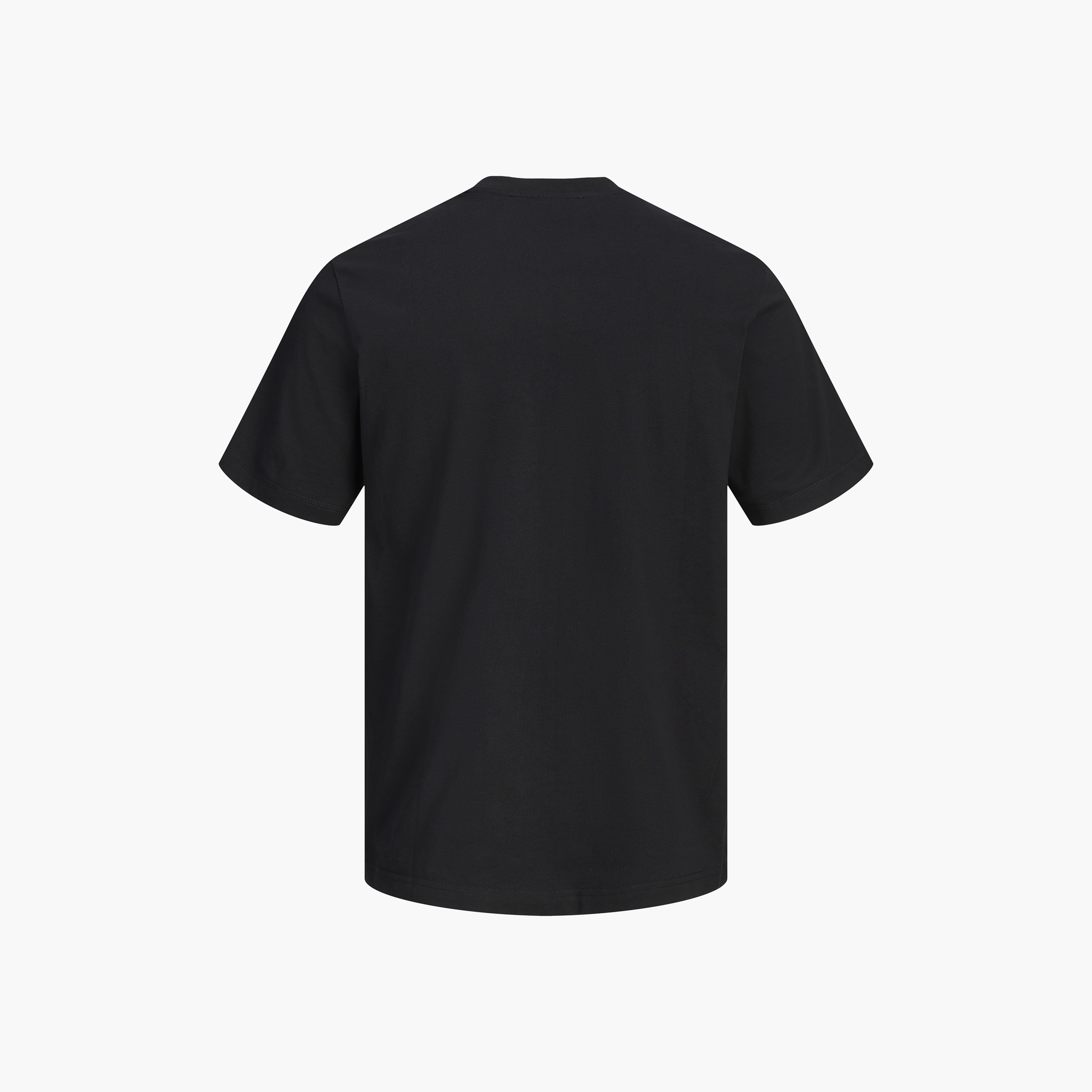 تيشيرت رجالي مطبوع برسومات بياقة دائرية وأكمام قصيرة من جاك ان جونز-women-clothing-tshirts-image-8