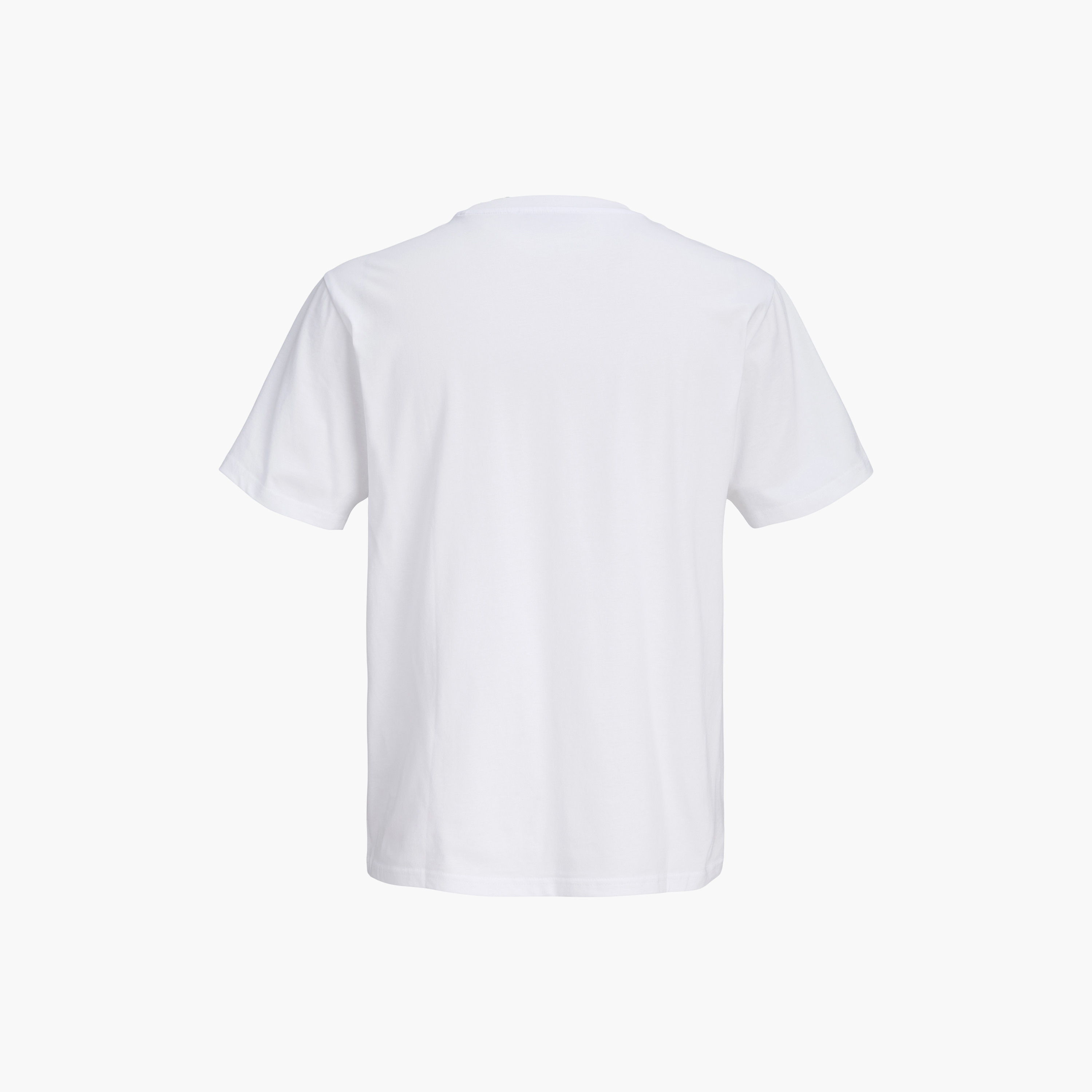تيشيرت رجالي مطبوع برسومات بياقة دائرية وأكمام قصيرة من جاك ان جونز-women-clothing-tshirts-image-8
