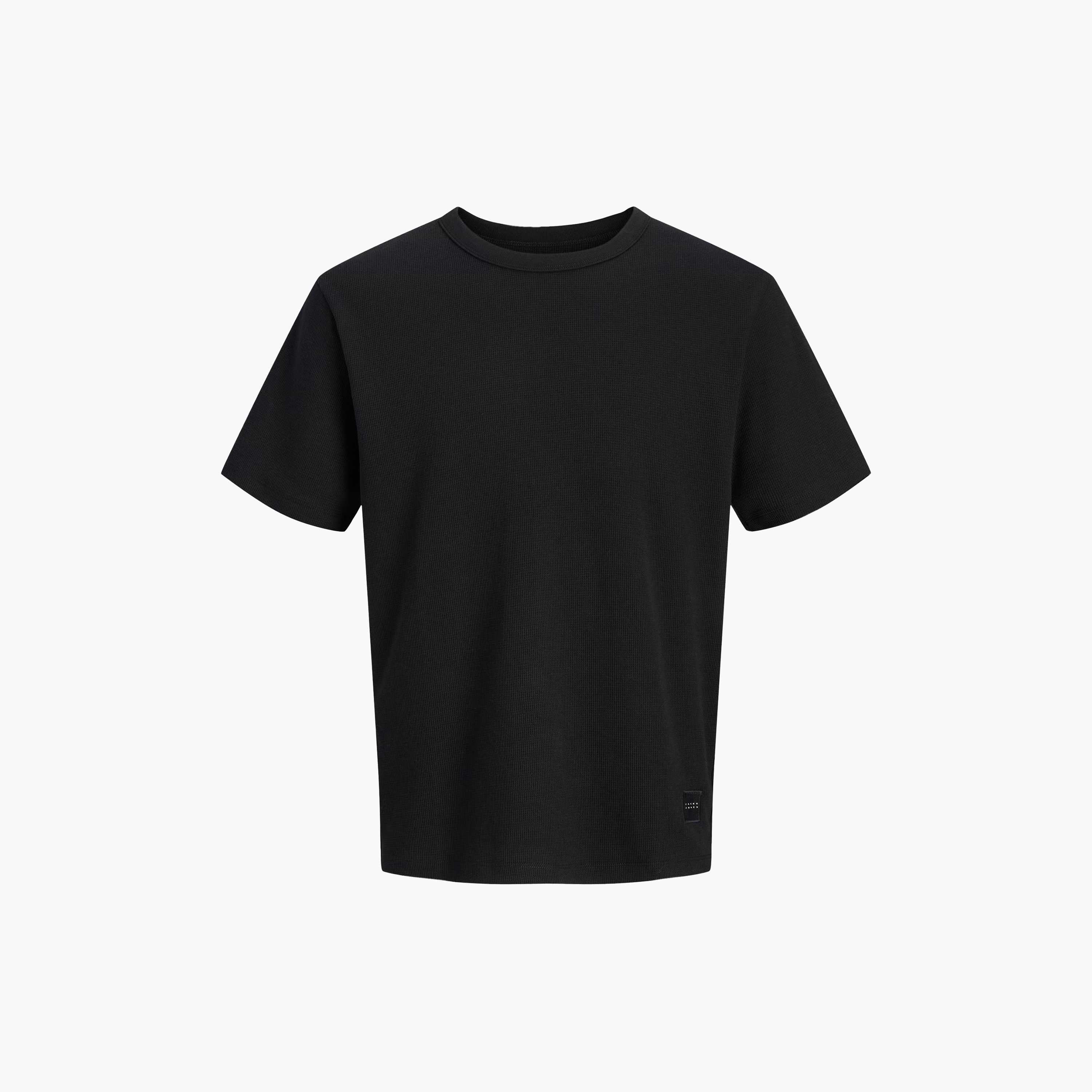 Jack & Jones Plain Crew Neck Short Sleeves Men's T-Shirt-men-clothing-tshirtsandpolos-tshirts-image-6