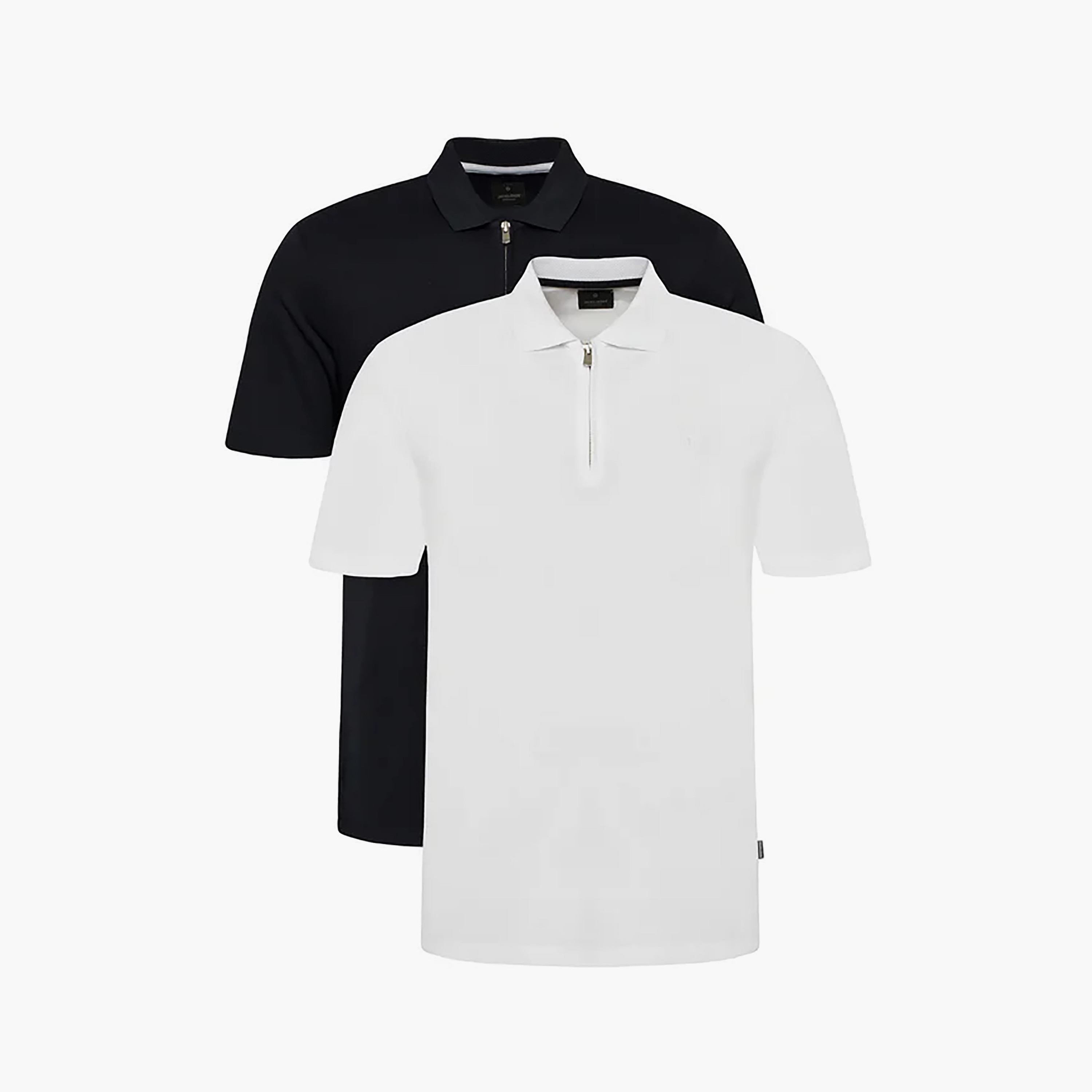Jack & Jones Pack of 2 Plain Collared Short Sleeves Men's Polo T-Shirt-men-clothing-tshirtsandpolos-polos-image-1