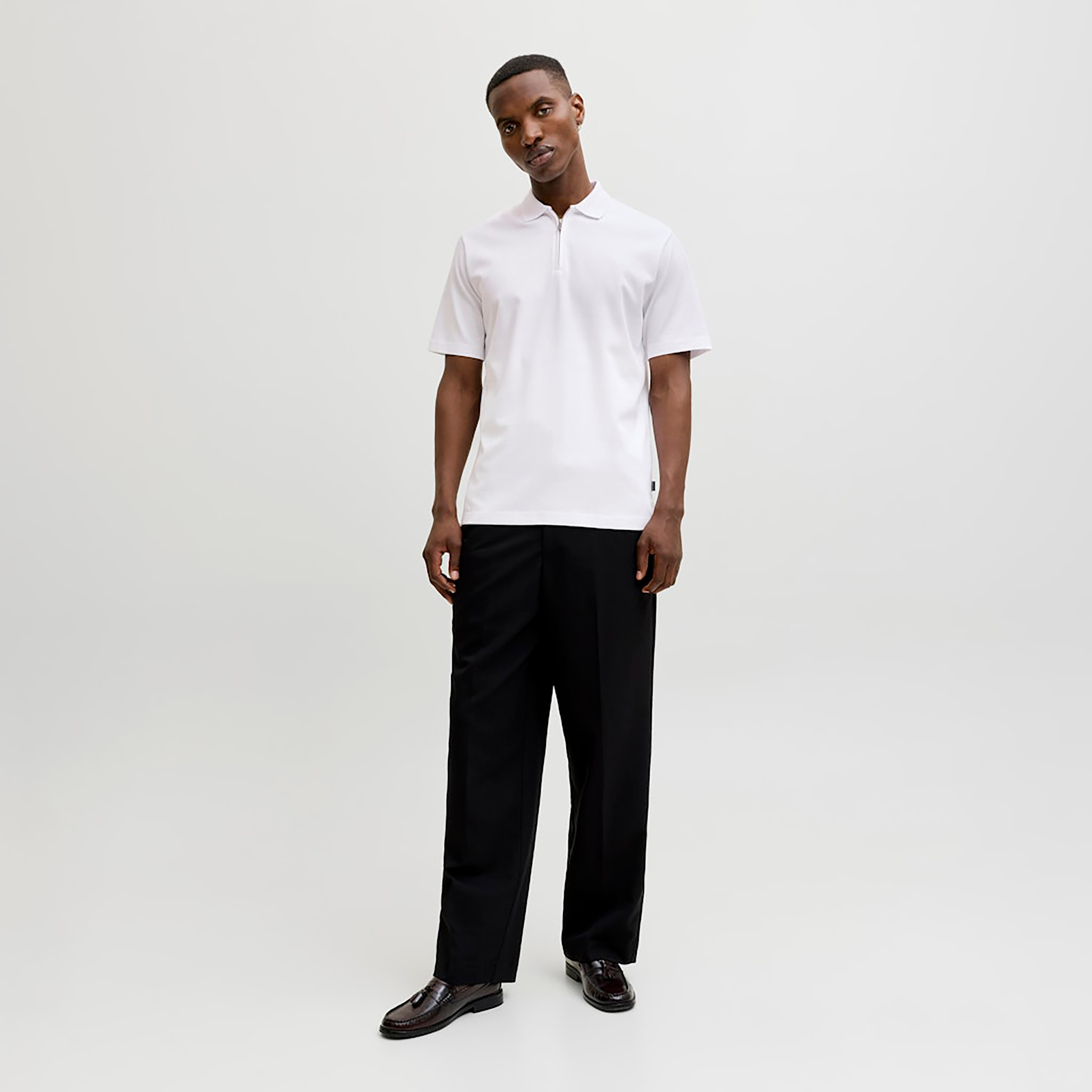 مجموعة تي شيرت بولو رجالي باكمام قصيرة سادة قطعتين من جاك اند جونز-men-clothing-tshirtsandpolos-polos-image-3