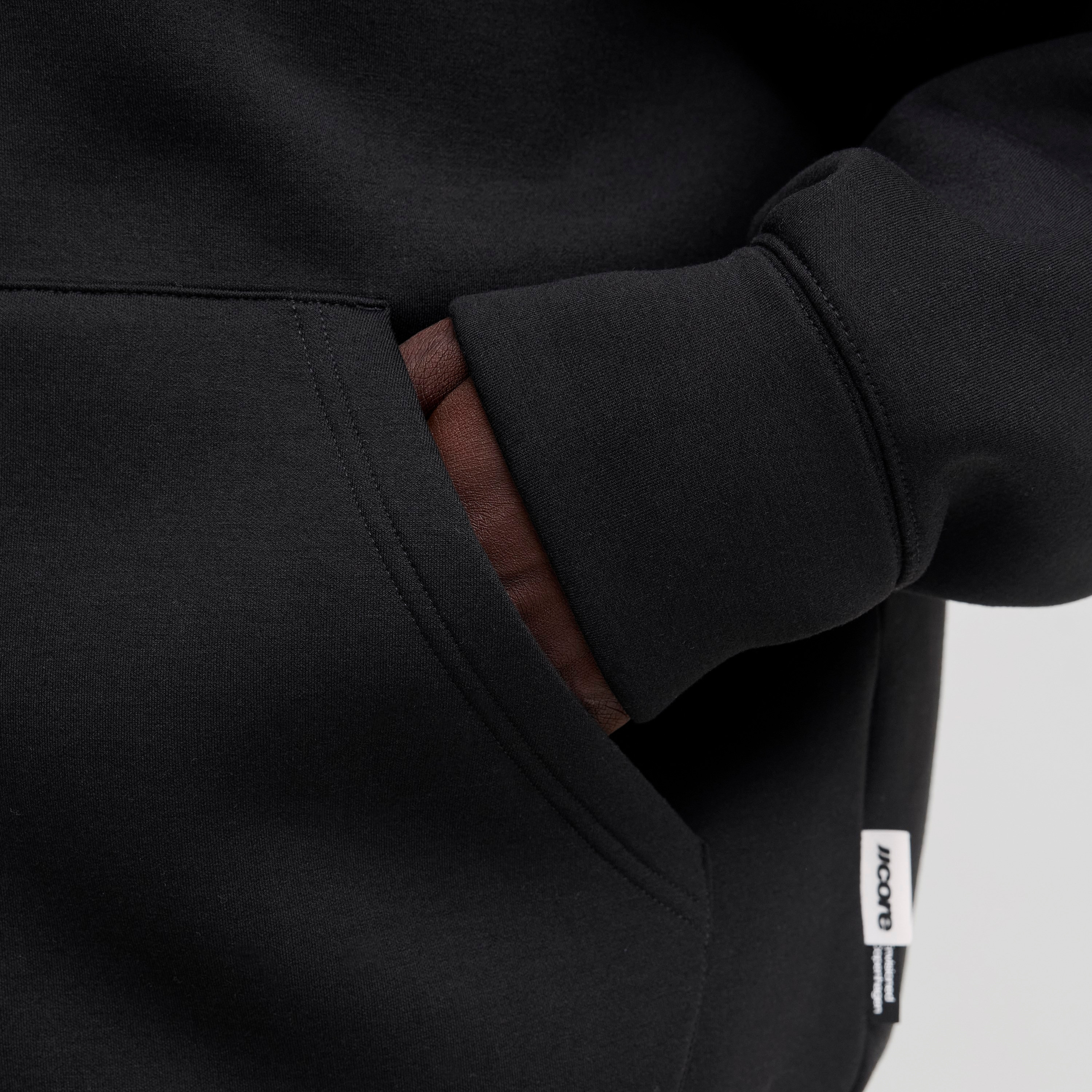 هودي رجالي سادة بأكمام طويلة وسحاب كامل من جاك آند جونز-men-winterwear-hoodiesandsweatshirts-image-5