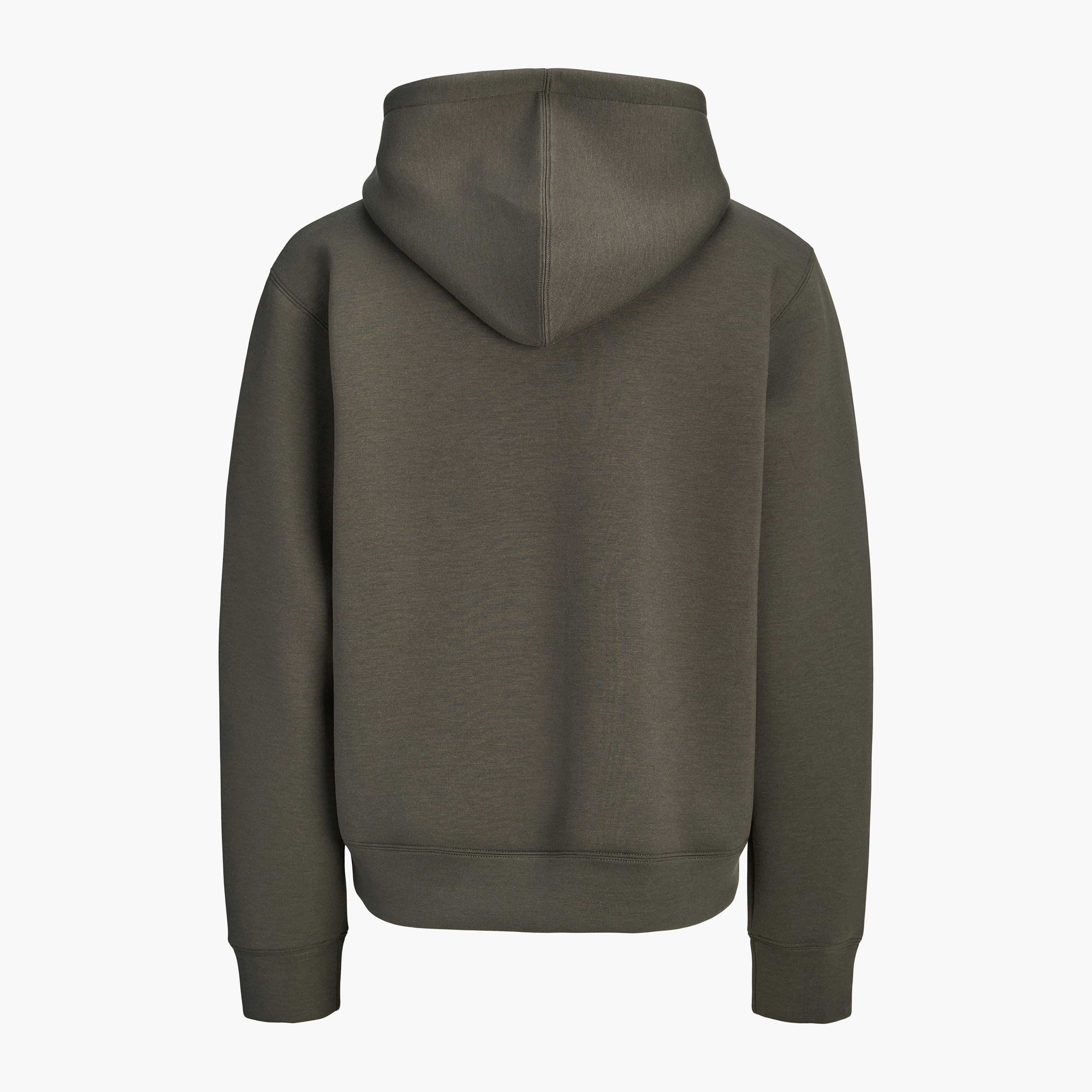 هودي رجالي سادة بأكمام طويلة وسحاب كامل من جاك آند جونز-men-winterwear-hoodiesandsweatshirts-image-8