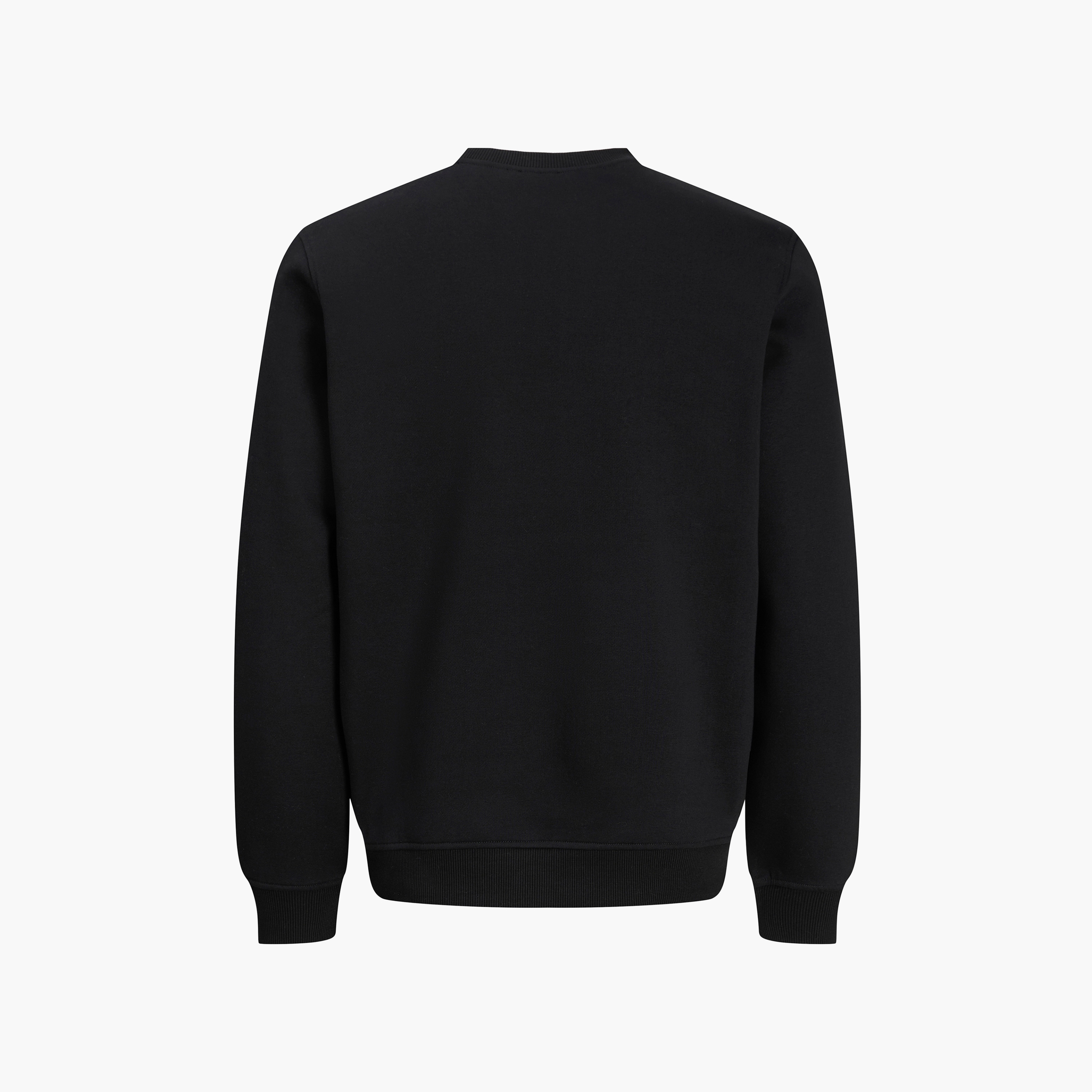 سويت شيرت رجالي برقبة مستديرة وأكمام طويلة مطبوع بشعار من جاك آند جونز-men-winterwear-hoodiesandsweatshirts-image-7