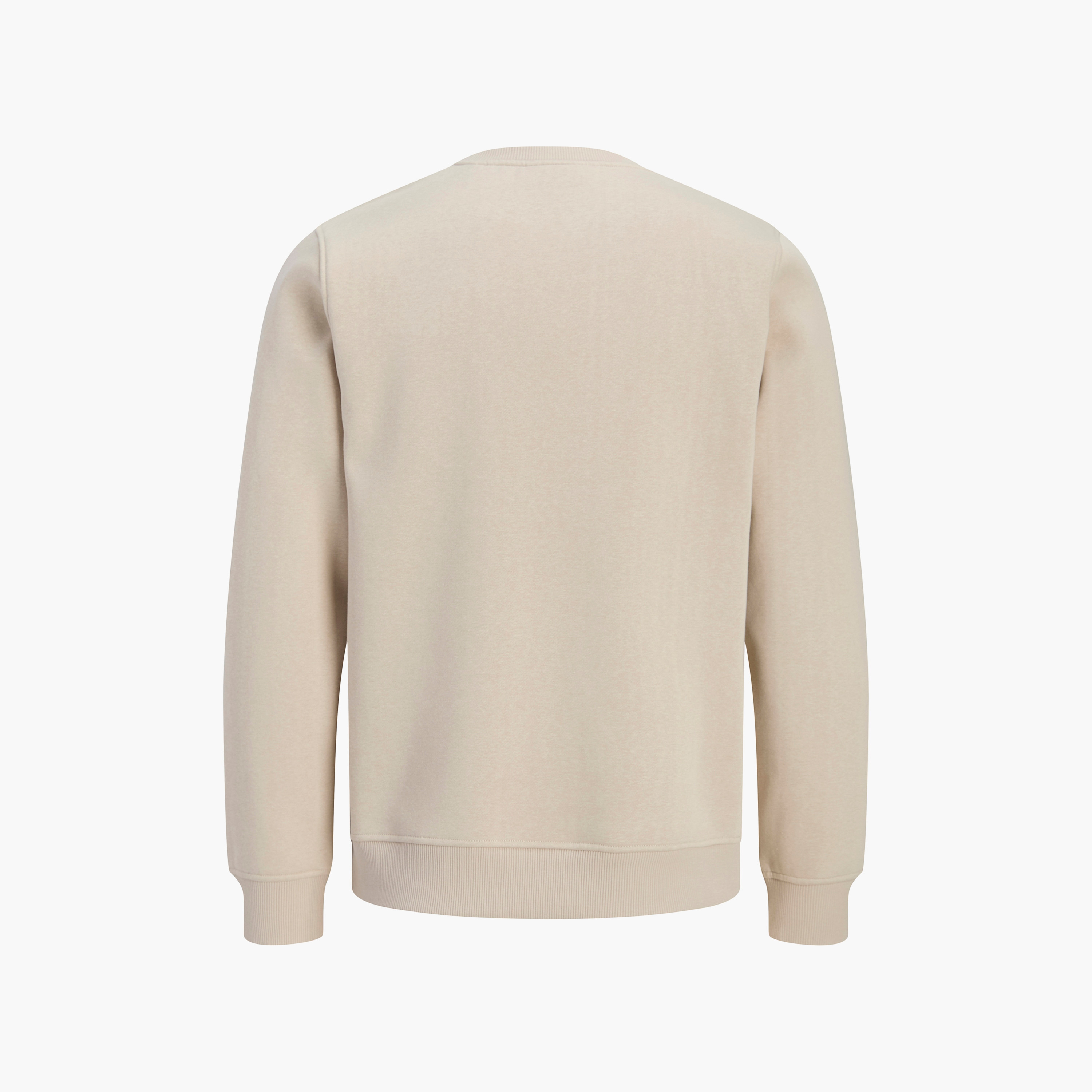 سويت شيرت رجالي برقبة مستديرة وأكمام طويلة مطبوع بشعار من جاك آند جونز-men-winterwear-hoodiesandsweatshirts-image-7