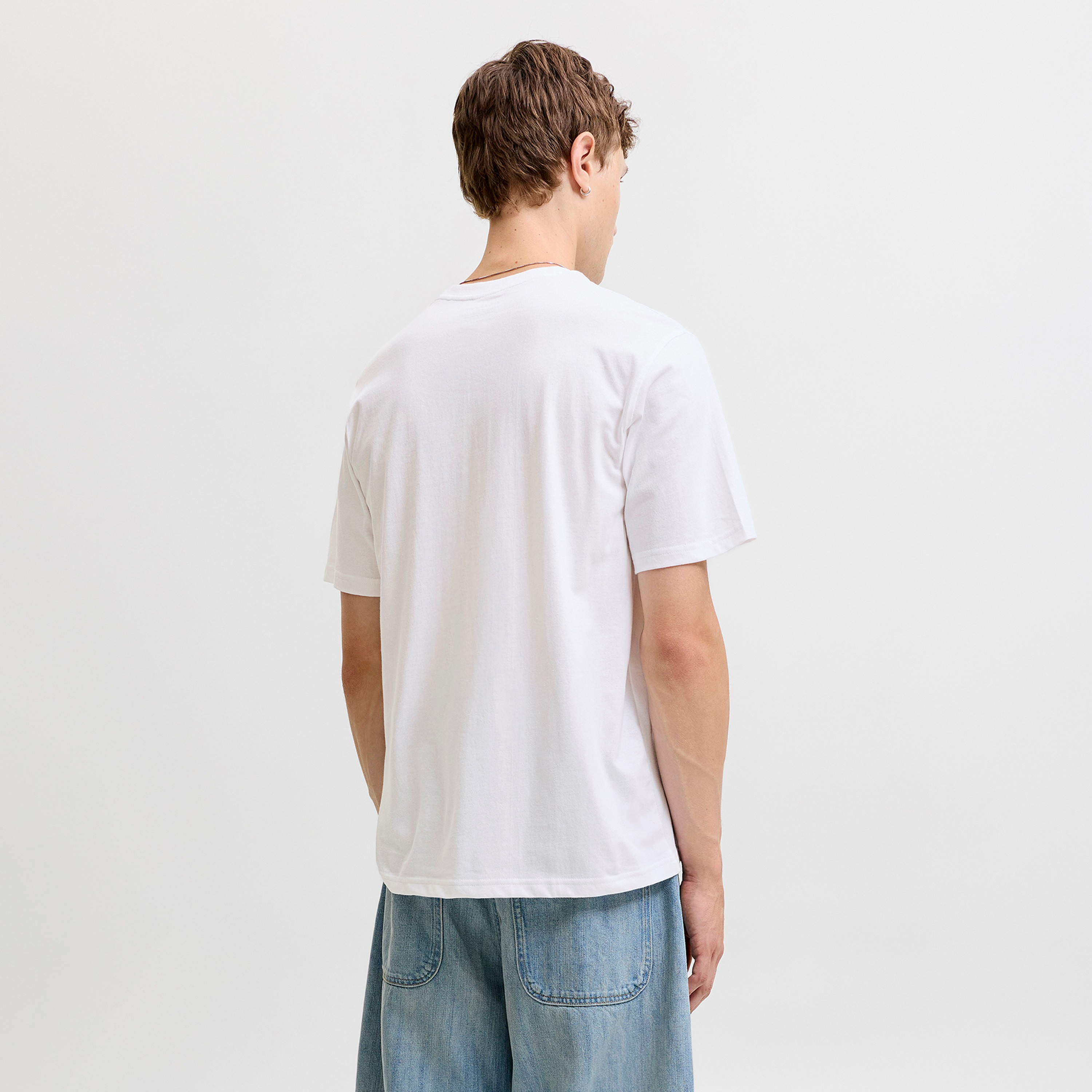 Jack & Jones Pack of 3 Plain Crew Neck Short Sleeves Men's T-Shirts-men-clothing-tshirtsandpolos-tshirts-image-13