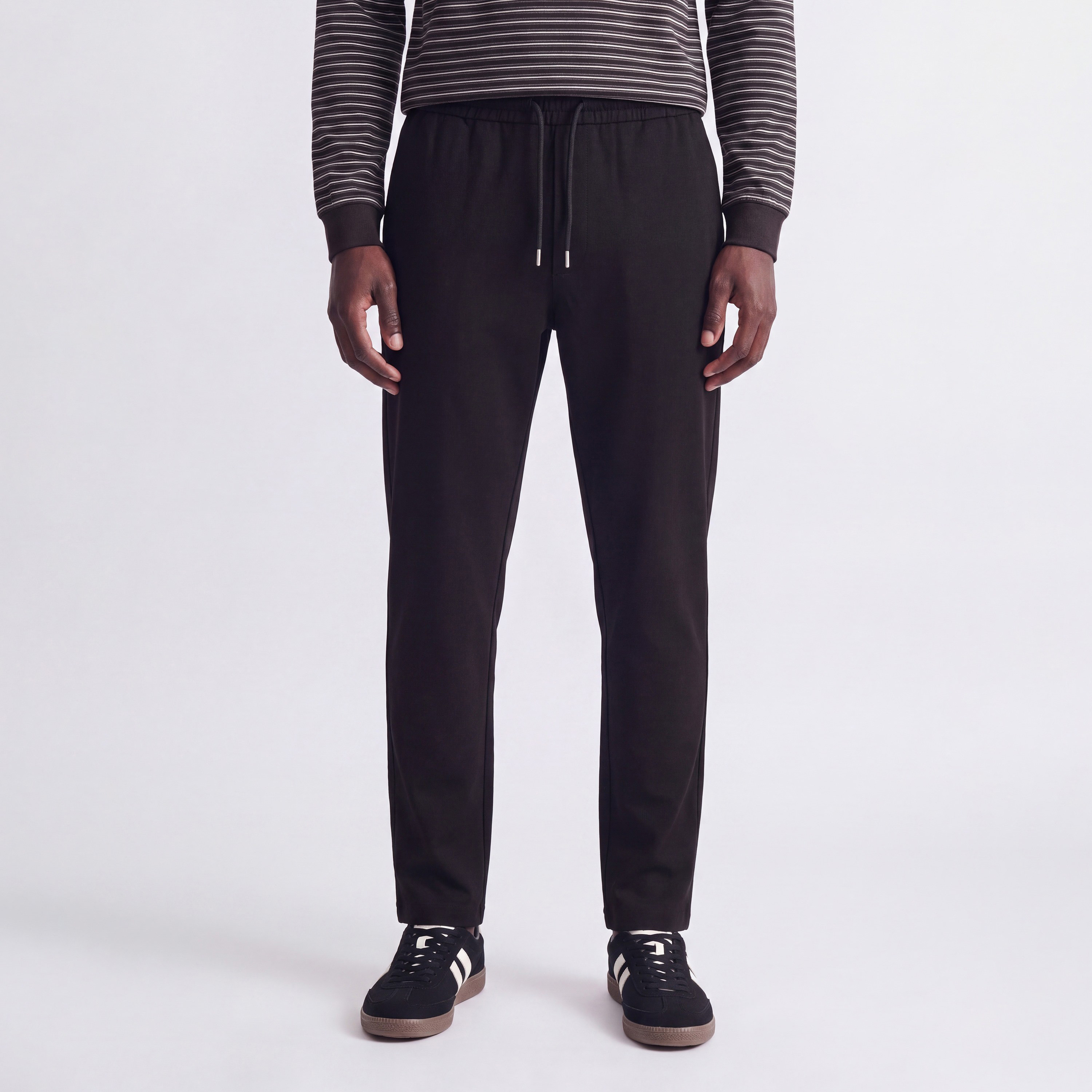 Jack & Jones Plain Mid Rise Drawstring Men's Joggers-men-clothing-bottoms-joggers-image-4