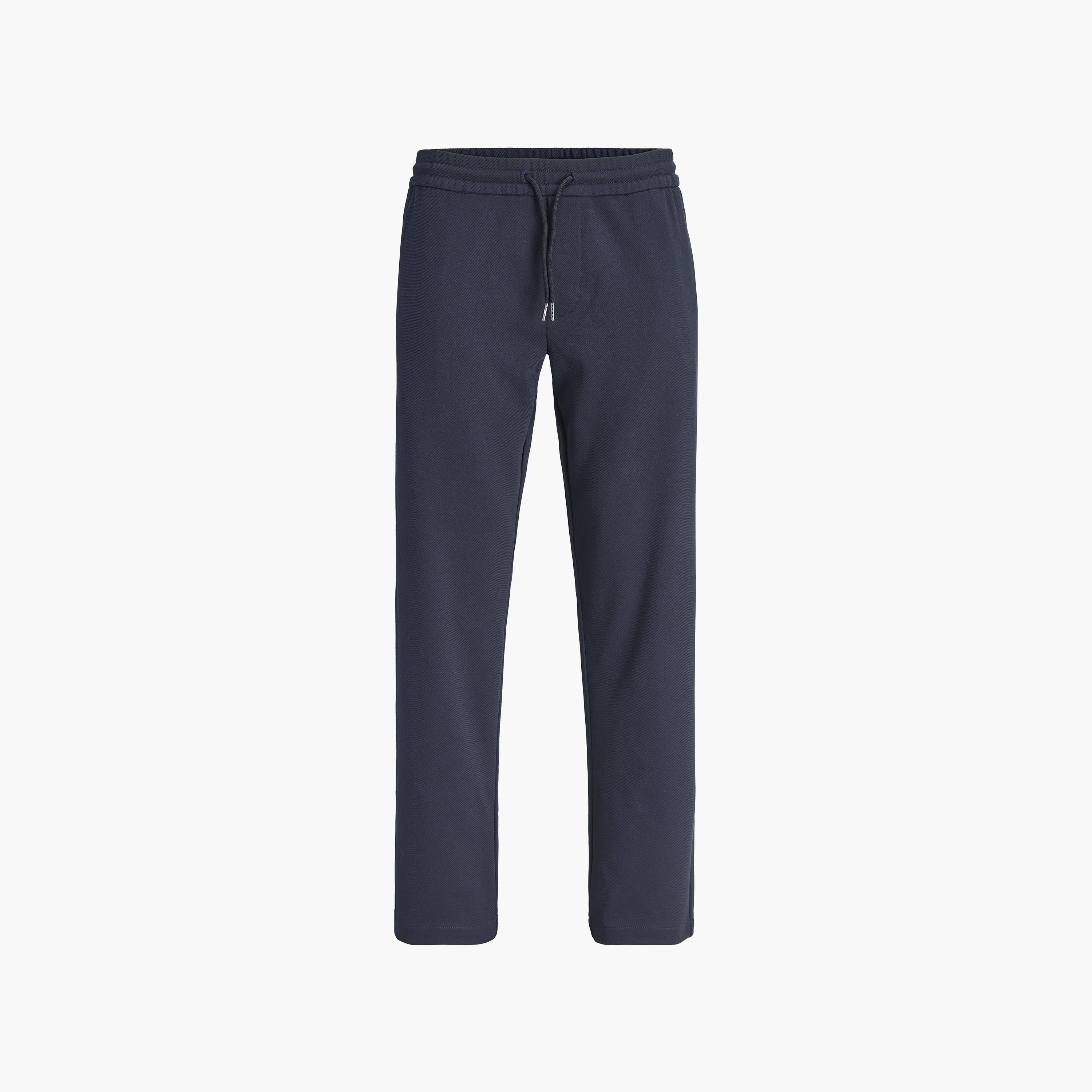 بنطال رجالي سادة بخصر متوسط ورباط خصر من Jack & Jones-men-clothing-trousersandchinos-trousers-image-6