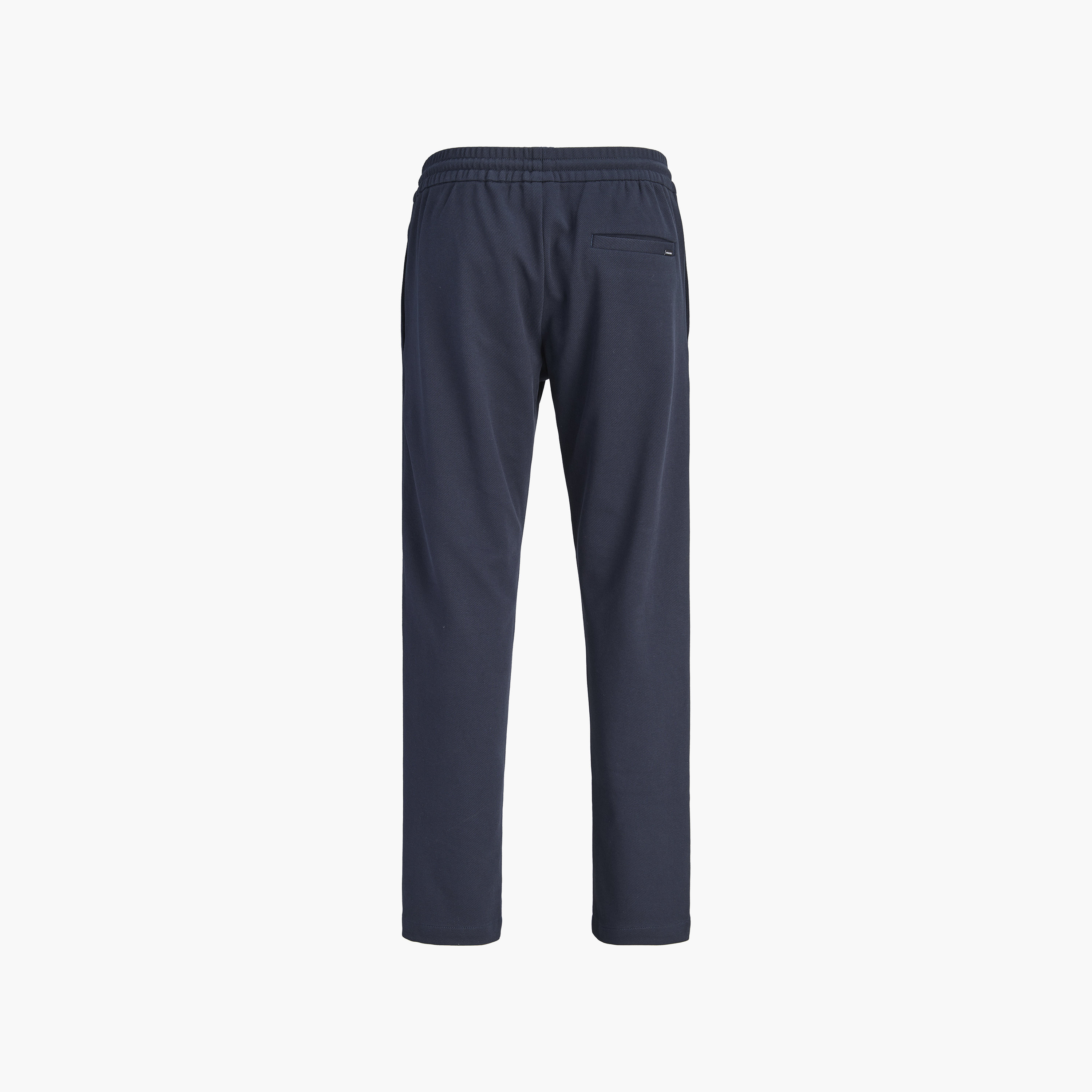 بنطال رجالي سادة بخصر متوسط ورباط خصر من Jack & Jones-men-clothing-trousersandchinos-trousers-image-7
