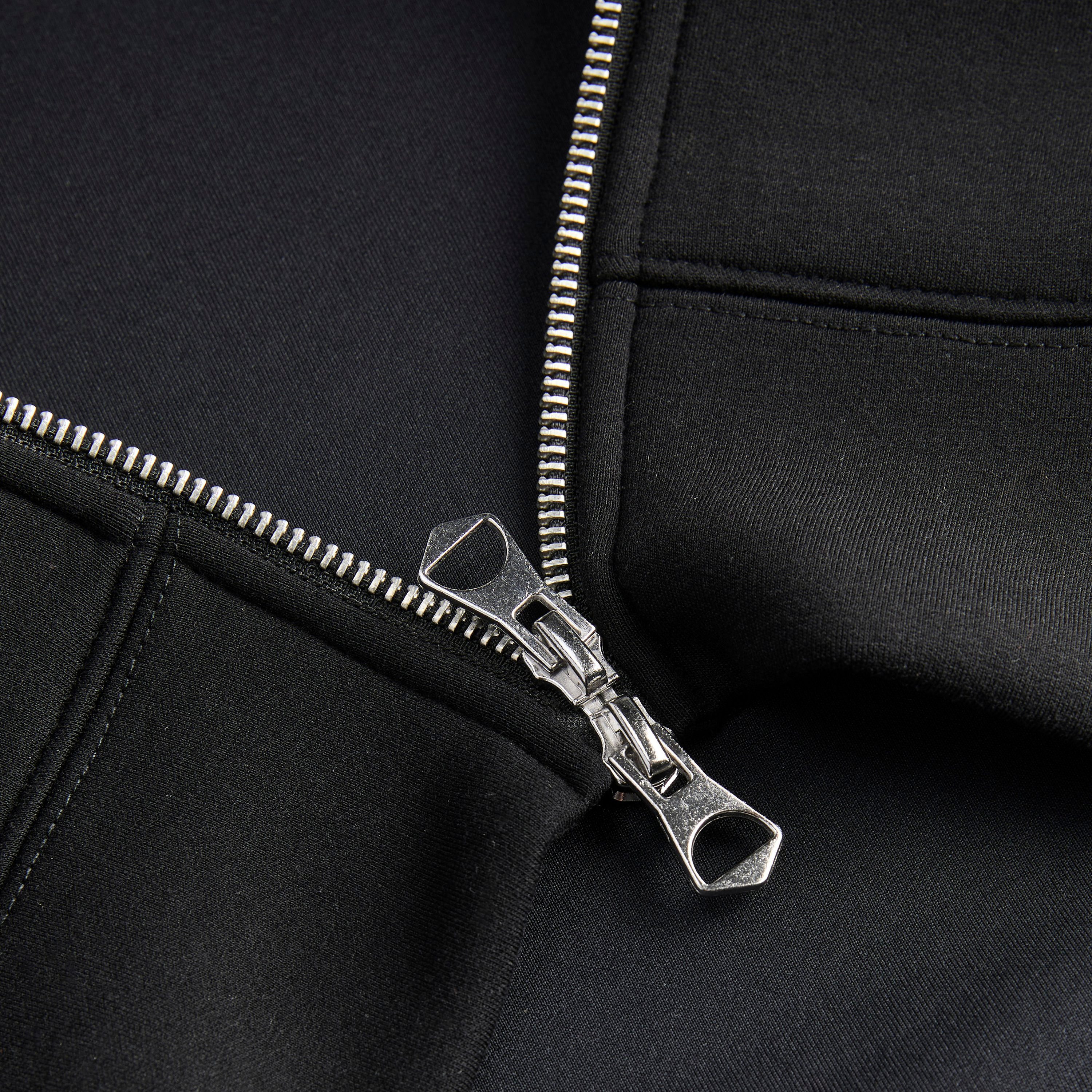 Jack & Jones Plain High Neck Long Sleeves Zip Through Men's Sweatshirt-men-winterwear-hoodiesandsweatshirts-image-7