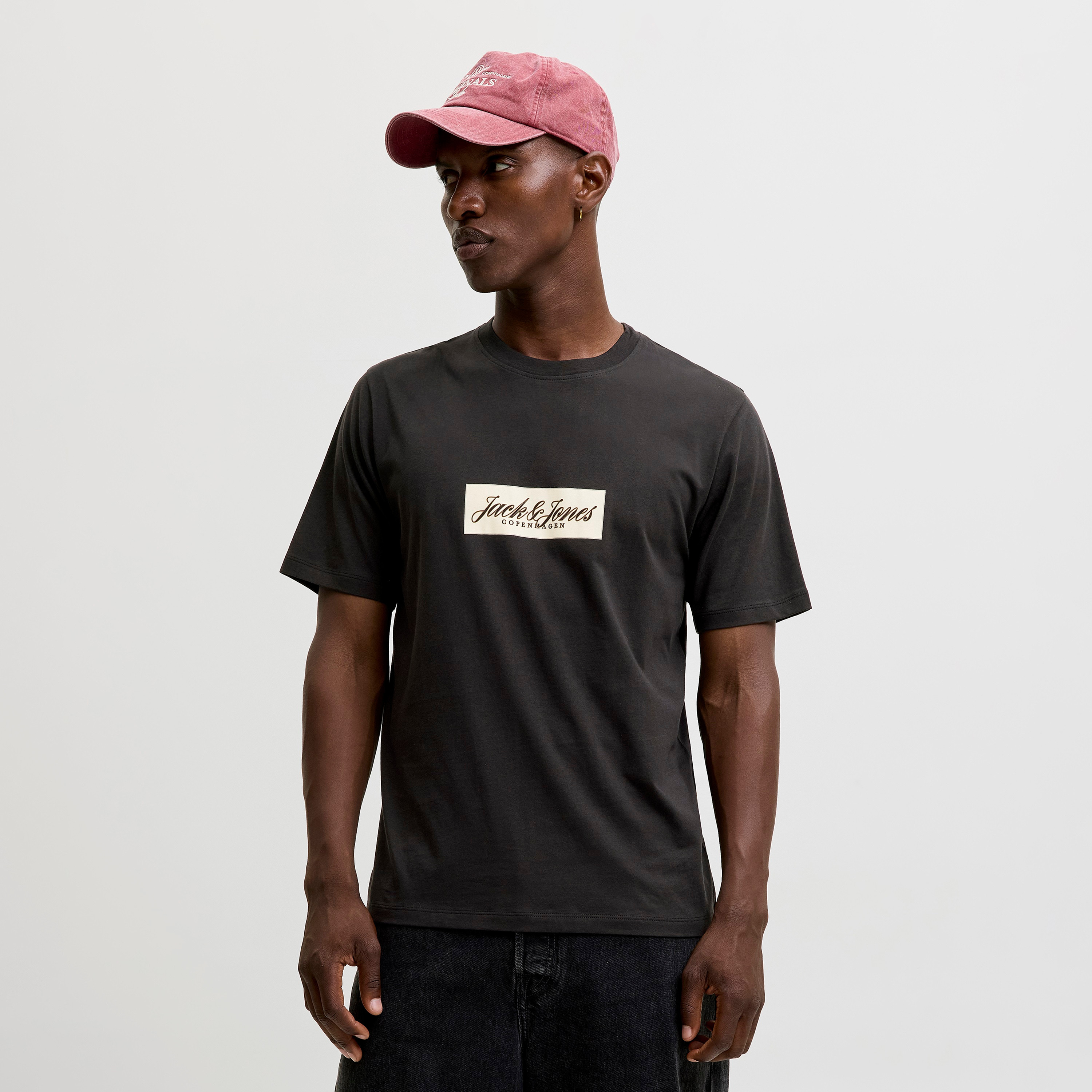 Jack & Jones Logo Printed Crew Neck Short Sleeves Men's T-Shirt-men-clothing-tshirtsandpolos-tshirts-image-1