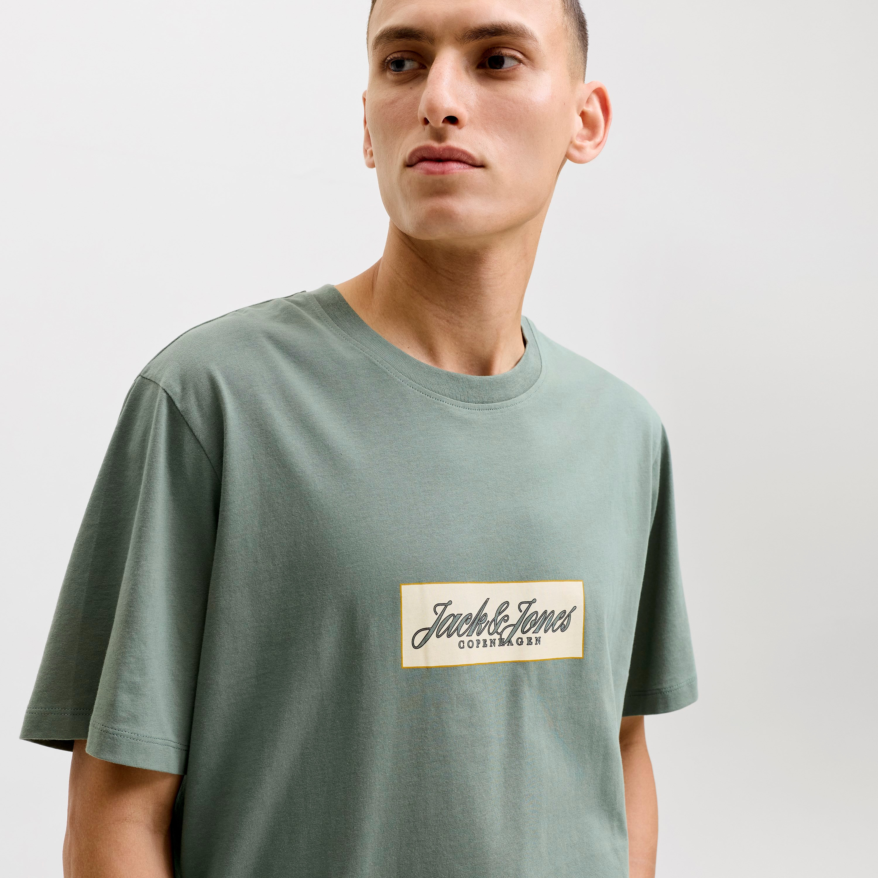 Jack & Jones Logo Printed Crew Neck Short Sleeves Men's T-Shirt-men-clothing-tshirtsandpolos-tshirts-image-6