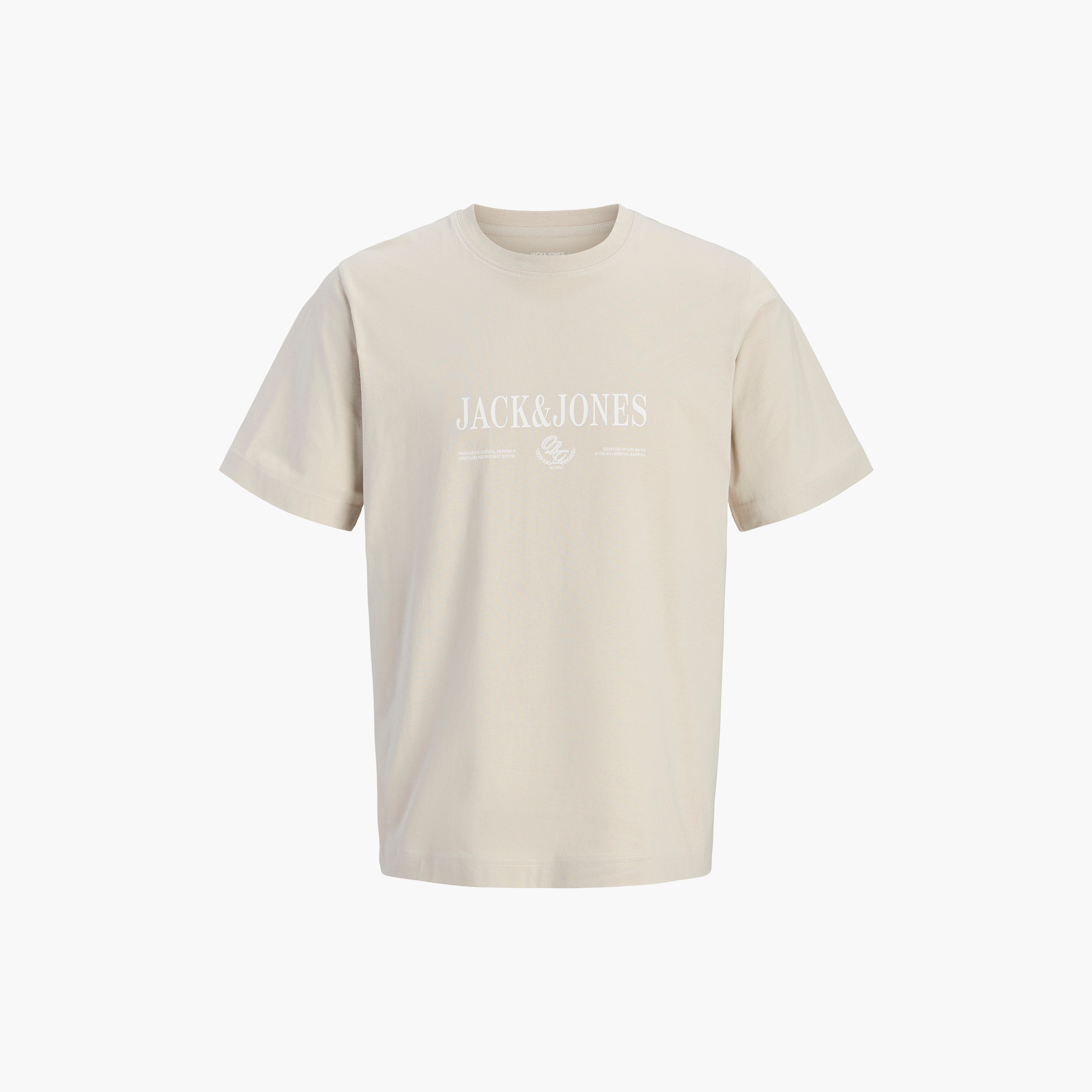Jack & Jones Logo Printed Crew Neck Short Sleeves Men's T-Shirt-men-clothing-tshirtsandpolos-tshirts-image-6
