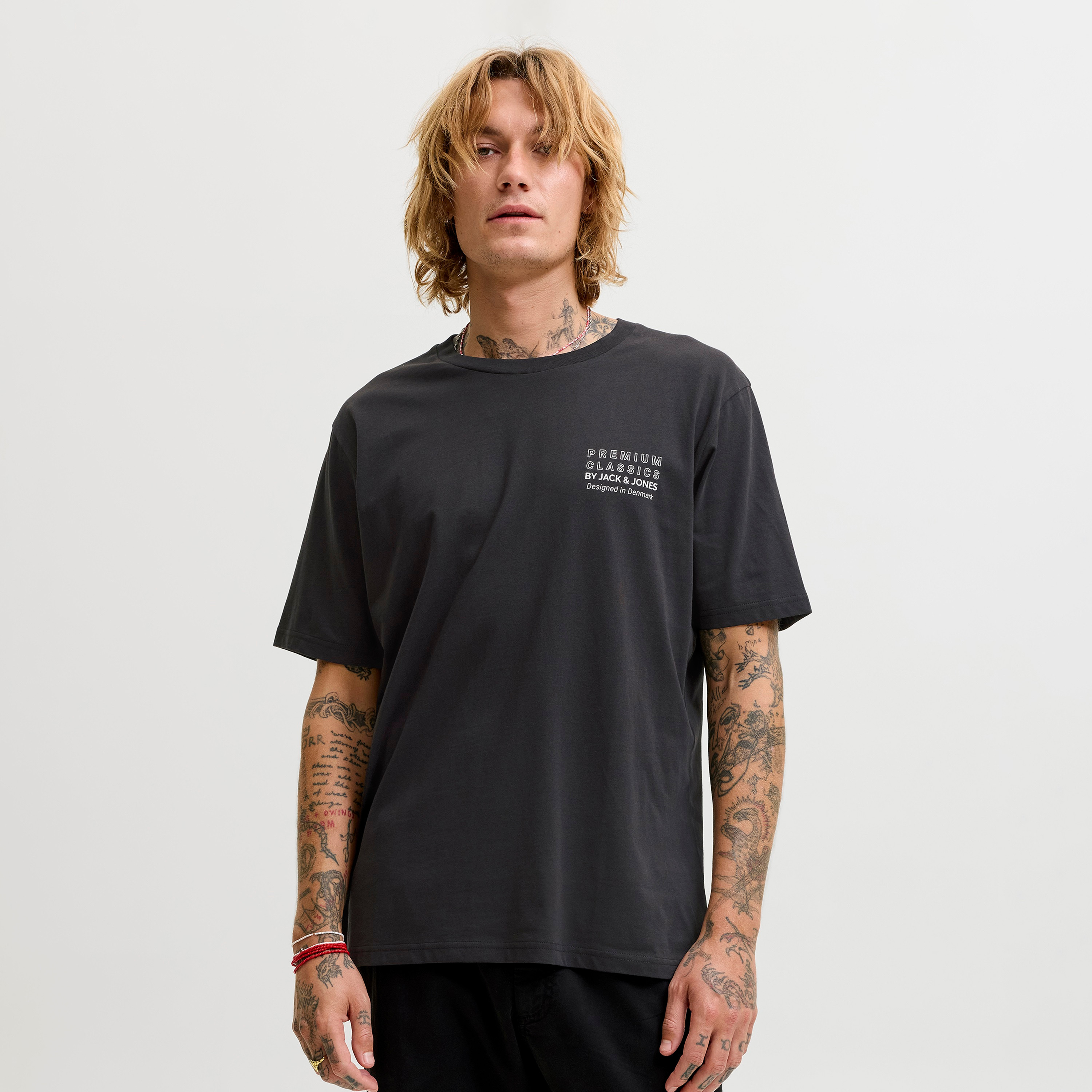 Jack & Jones Printed Crew Neck Short Sleeves Men's T-Shirt-men-clothing-tshirtsandpolos-tshirts-image-1