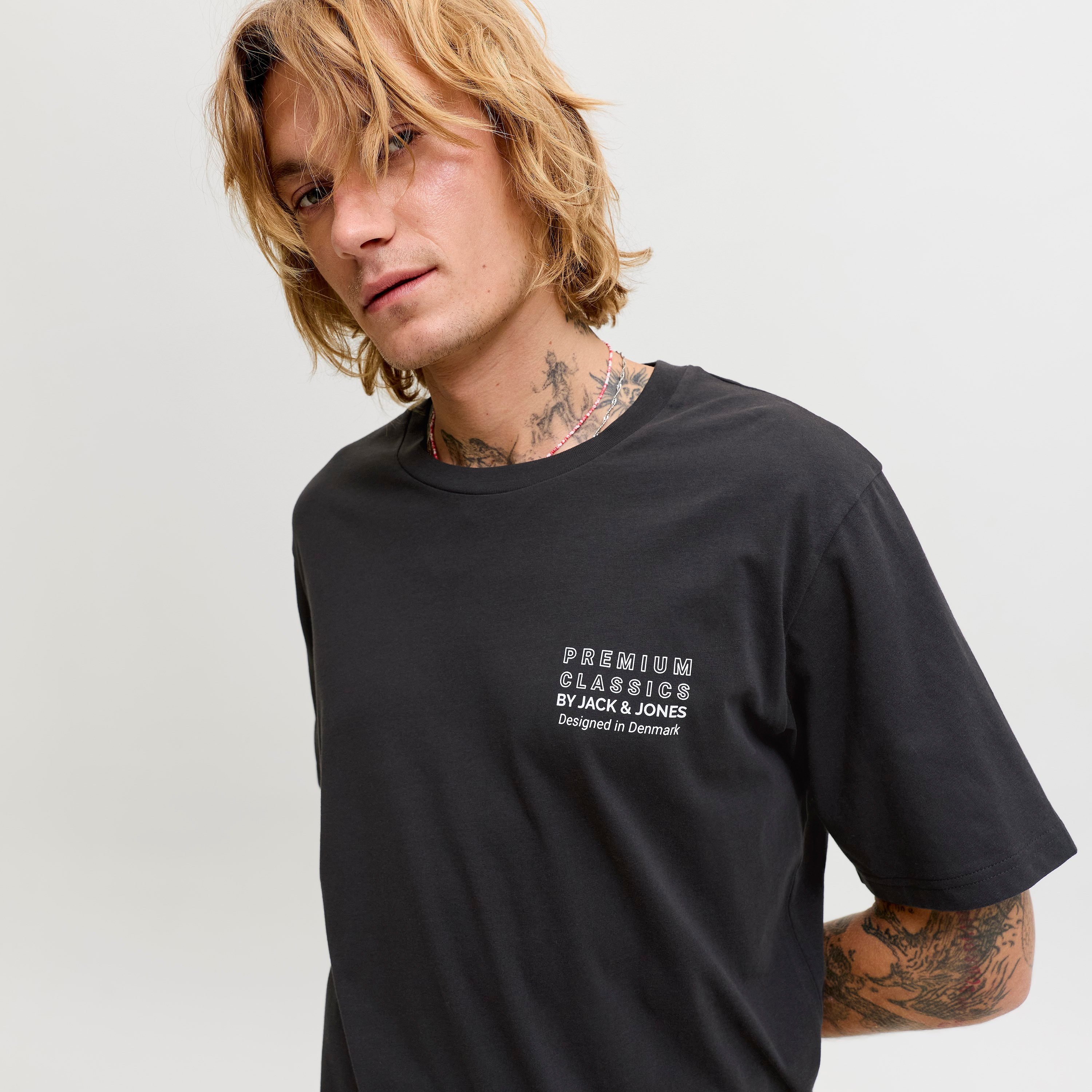 Jack & Jones Printed Crew Neck Short Sleeves Men's T-Shirt-men-clothing-tshirtsandpolos-tshirts-image-3