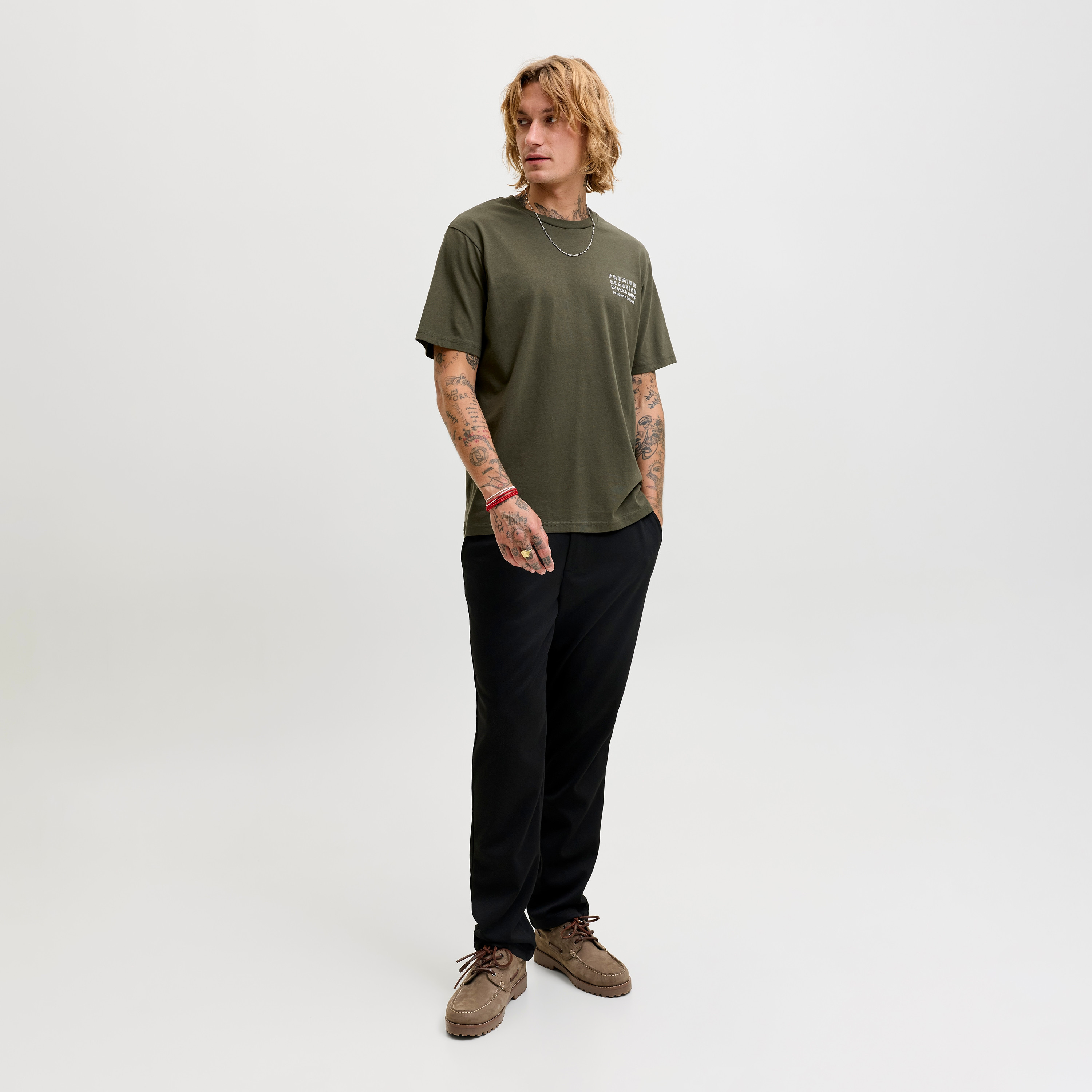 Jack & Jones Printed Crew Neck Short Sleeves Men's T-Shirt-men-clothing-tshirtsandpolos-tshirts-image-2